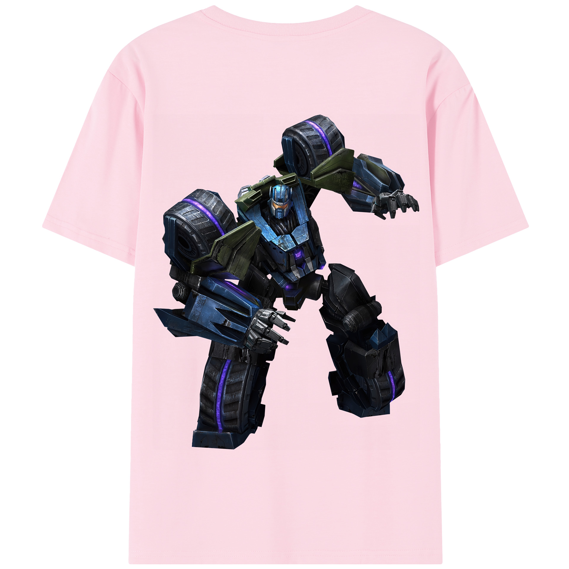 （画像用） Transformers トランスフォーマー 綿100％半袖Tシャツ（背面プリント）