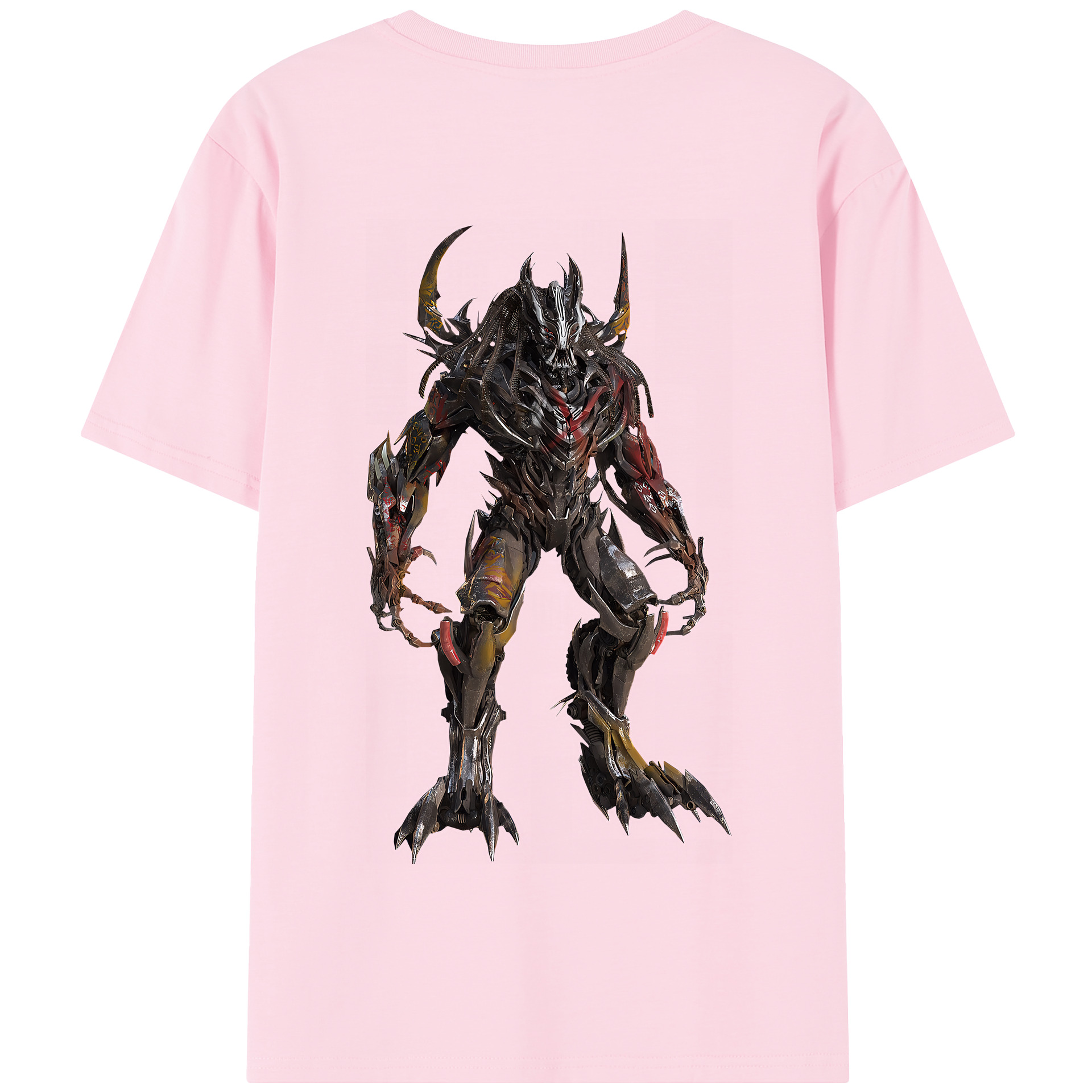 （画像用） Transformers トランスフォーマー 綿100％半袖Tシャツ（背面プリント）
