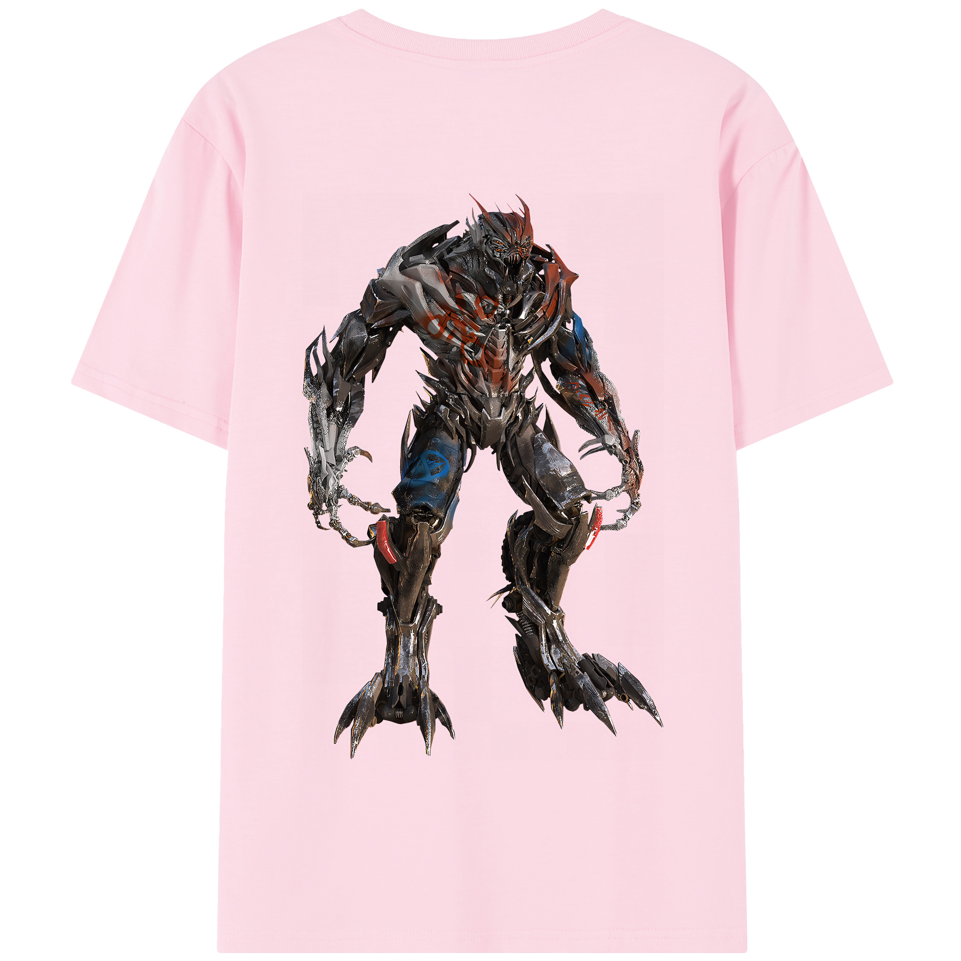 （画像用） Transformers トランスフォーマー 綿100％半袖Tシャツ（背面プリント）