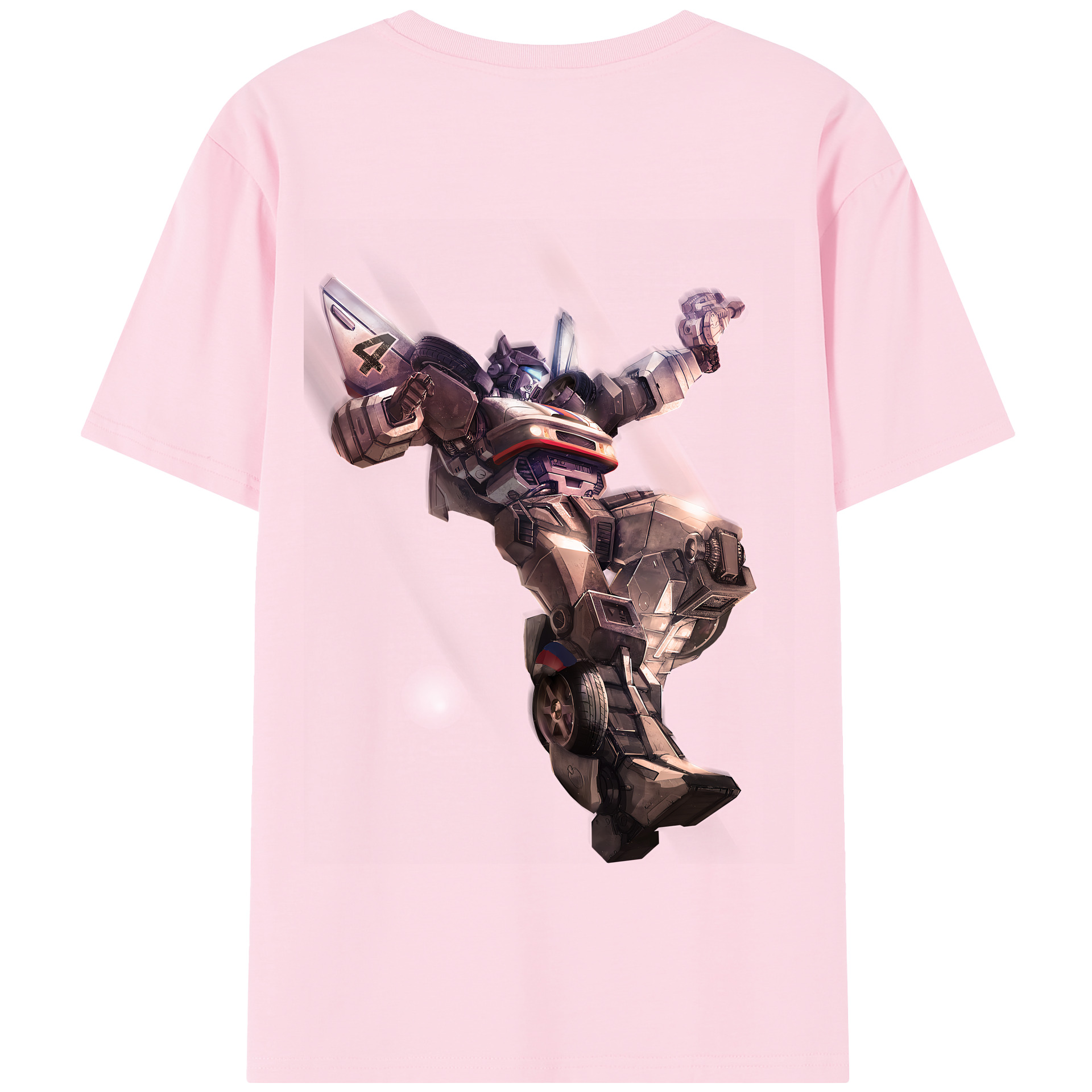 （画像用） Transformers トランスフォーマー 綿100％半袖Tシャツ（背面プリント）
