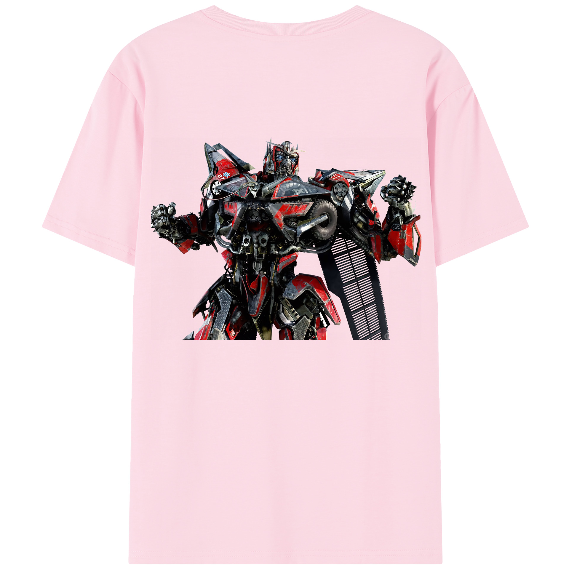 （画像用） Transformers トランスフォーマー 綿100％半袖Tシャツ（背面プリント）