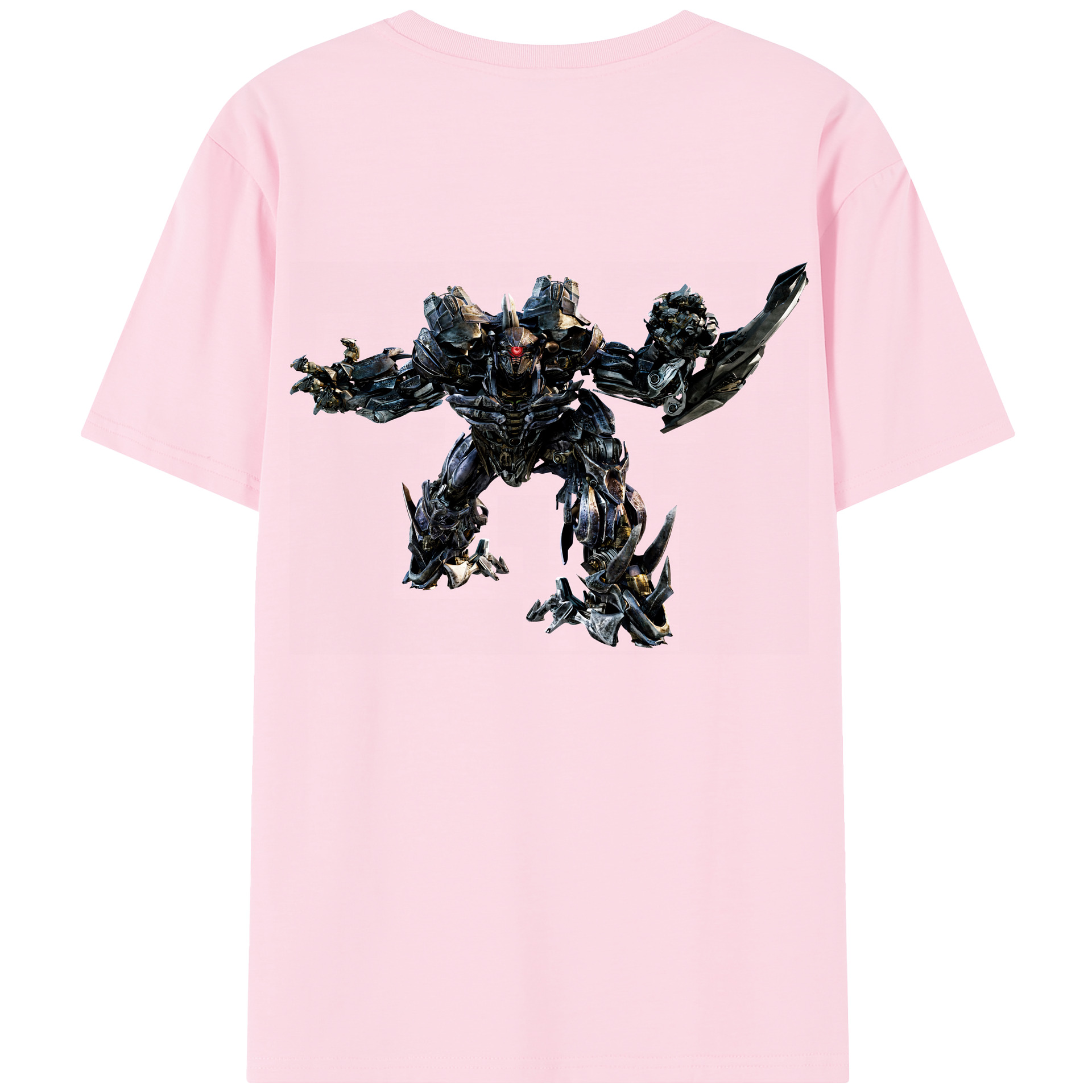 （画像用） Transformers トランスフォーマー 綿100％半袖Tシャツ（背面プリント）