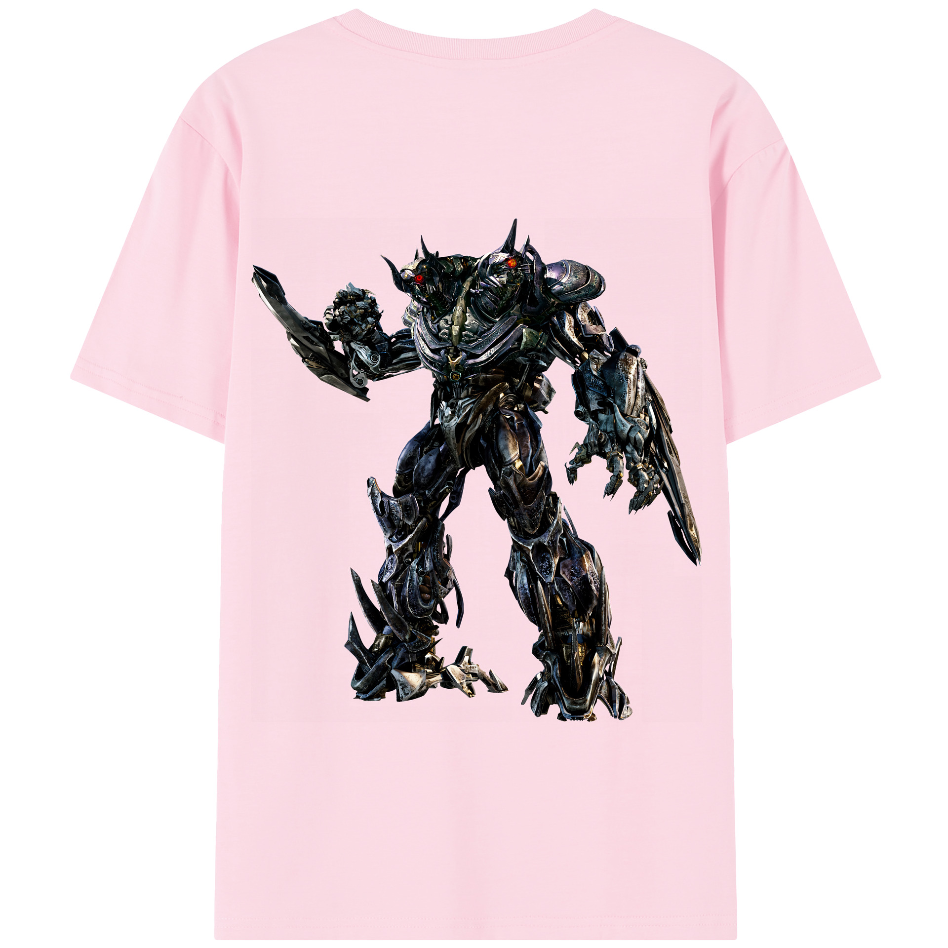 （画像用） Transformers トランスフォーマー 綿100％半袖Tシャツ（背面プリント）