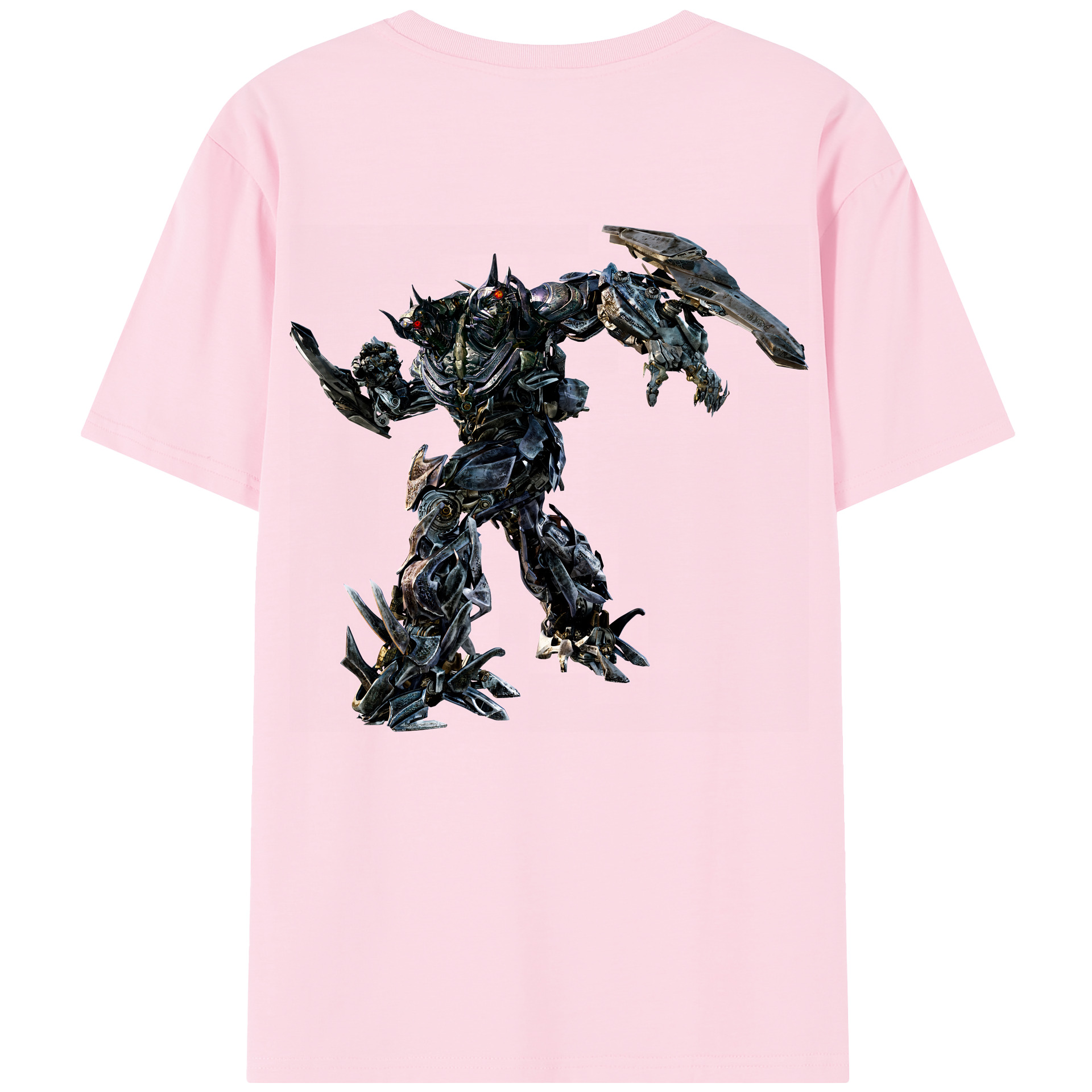 （画像用） Transformers トランスフォーマー 綿100％半袖Tシャツ（背面プリント）