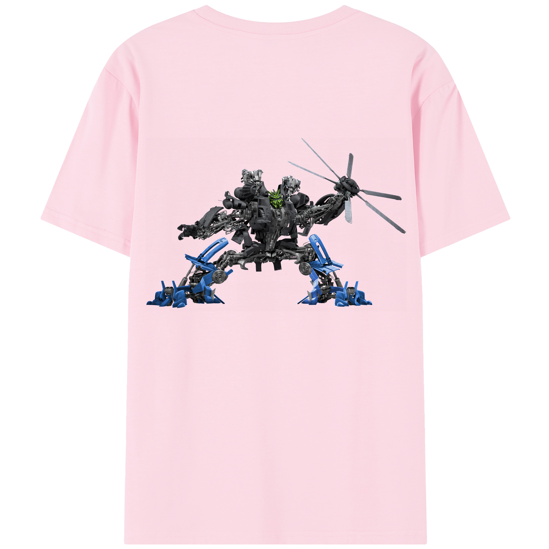 （画像用） Transformers トランスフォーマー 綿100％半袖Tシャツ（背面プリント）