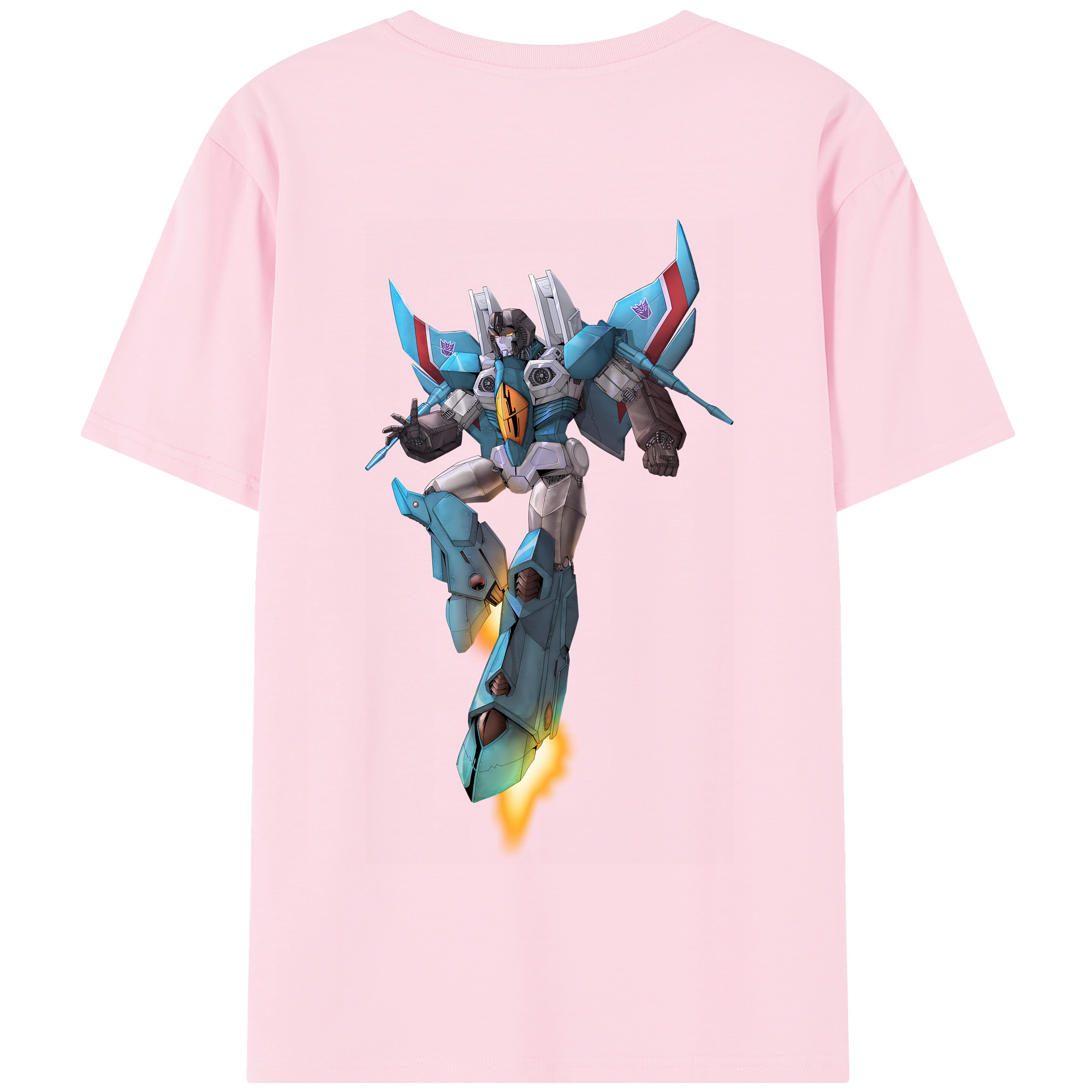 （画像用） Transformers トランスフォーマー 綿100％半袖Tシャツ（背面プリント）