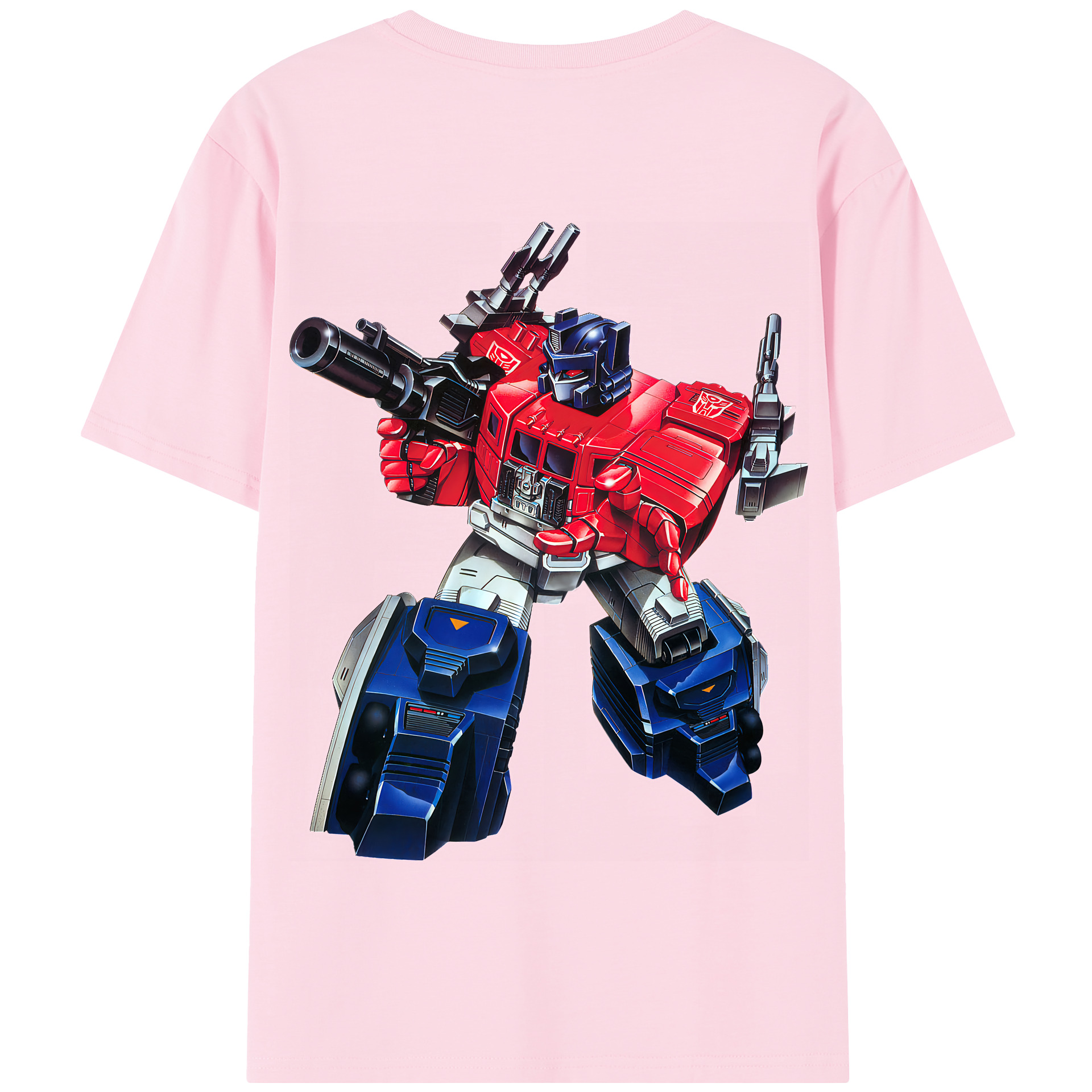 （画像用） Transformers トランスフォーマー 綿100％半袖Tシャツ（背面プリント）