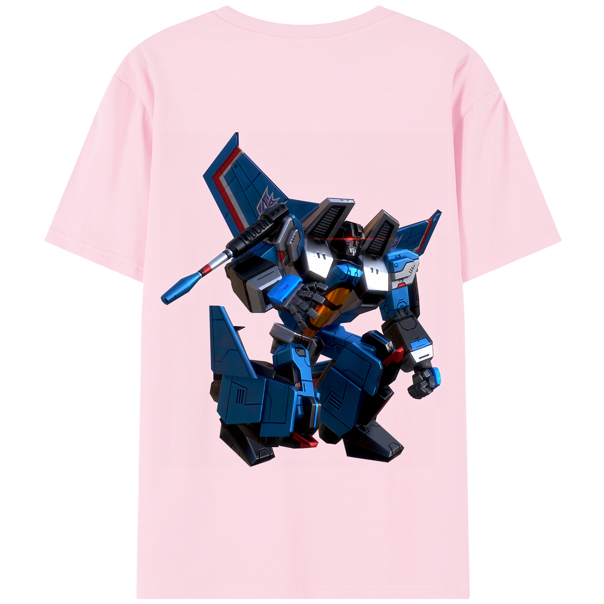 （画像用） Transformers トランスフォーマー 綿100％半袖Tシャツ（背面プリント）