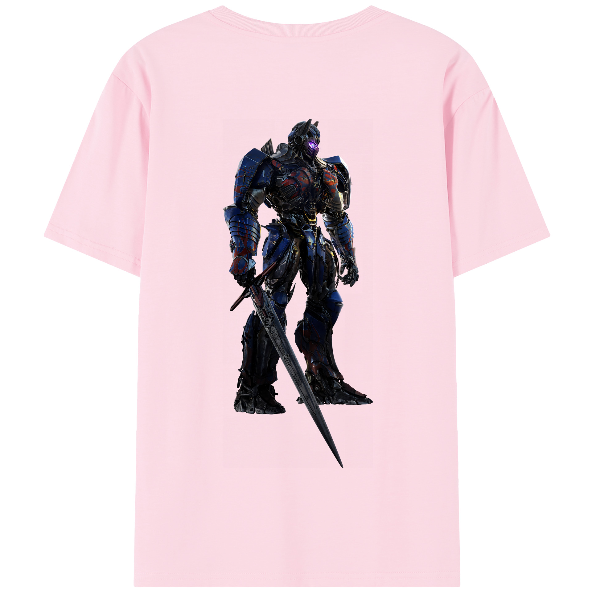 （画像用） Transformers トランスフォーマー 綿100％半袖Tシャツ（背面プリント）