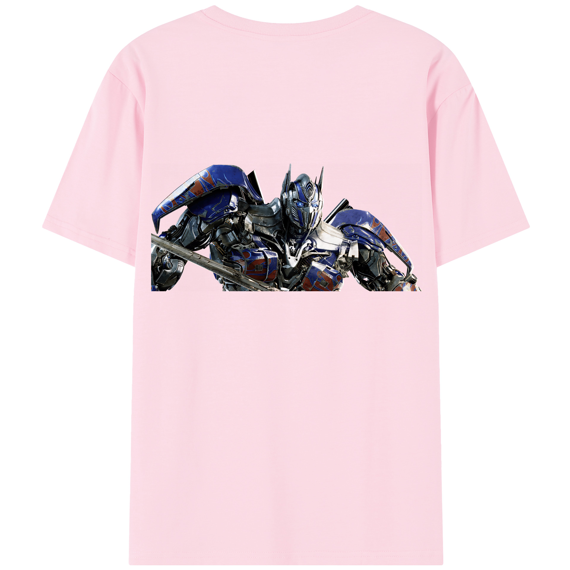 （画像用） Transformers トランスフォーマー 綿100％半袖Tシャツ（背面プリント）