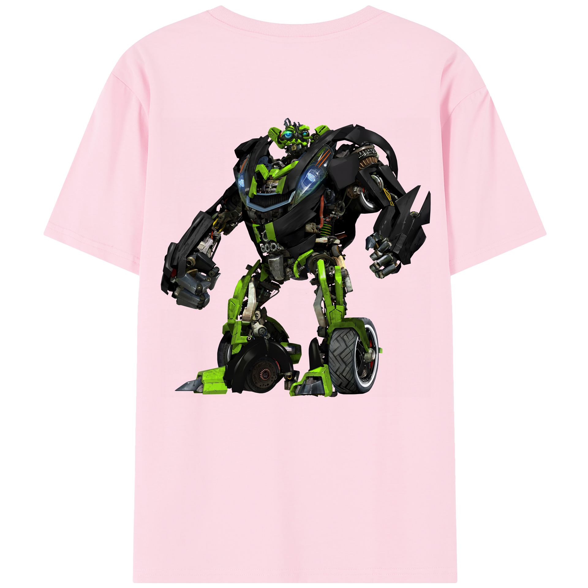 （画像用） Transformers トランスフォーマー 綿100％半袖Tシャツ（背面プリント）