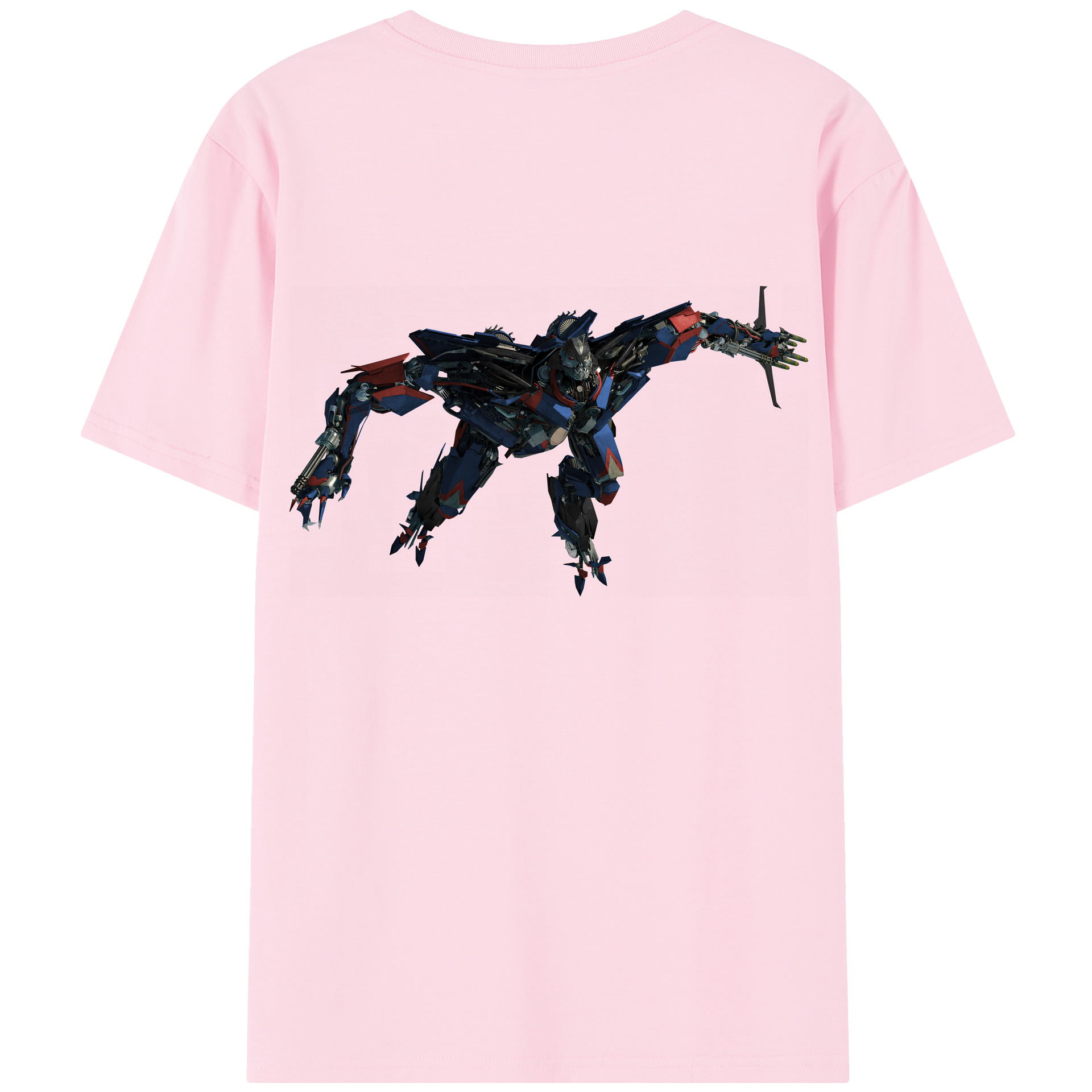（画像用） Transformers トランスフォーマー 綿100％半袖Tシャツ（背面プリント）