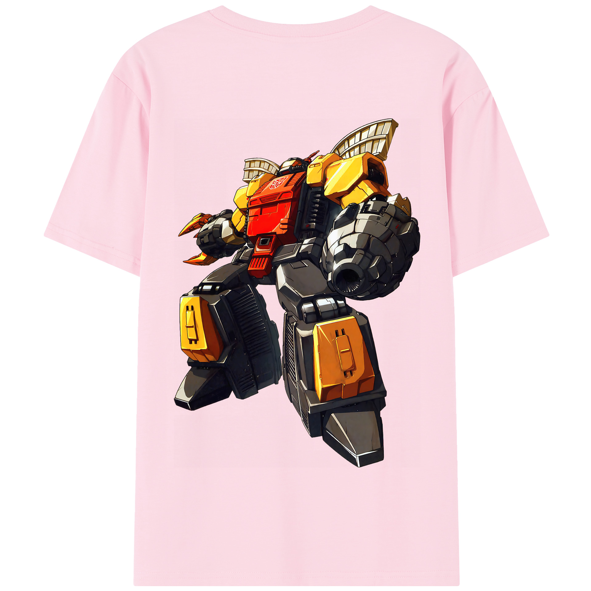 （画像用） Transformers トランスフォーマー 綿100％半袖Tシャツ（背面プリント）
