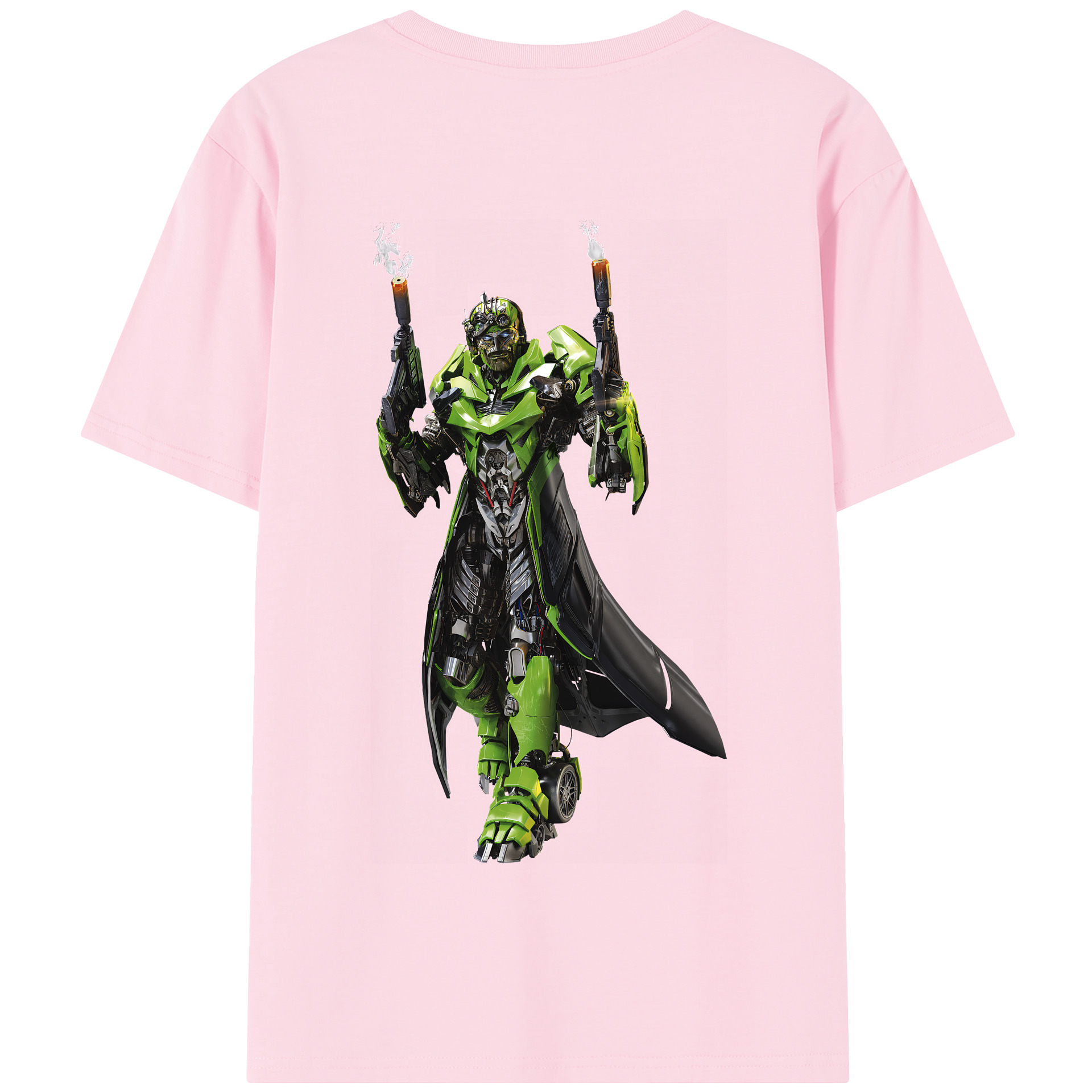 （画像用） Transformers トランスフォーマー 綿100％半袖Tシャツ（背面プリント）