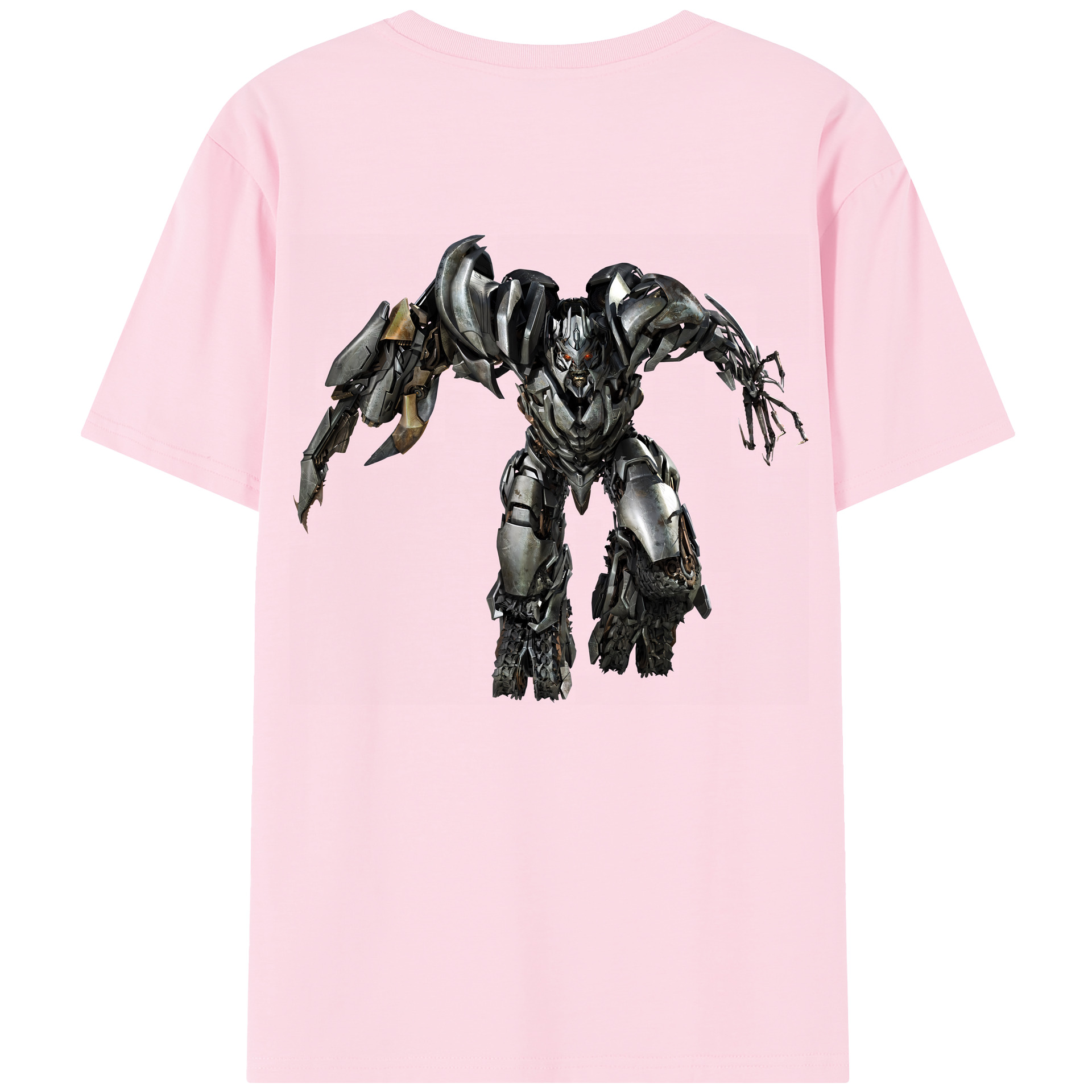 （画像用） Transformers トランスフォーマー 綿100％半袖Tシャツ（背面プリント）