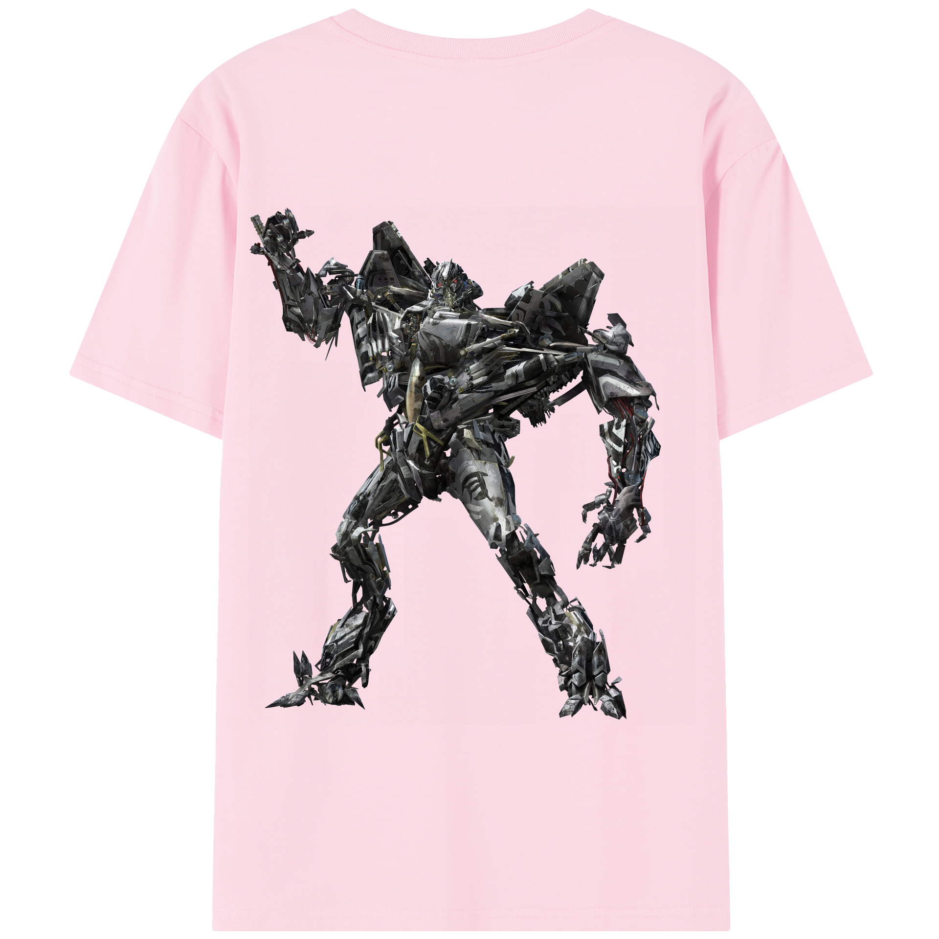 （画像用） Transformers トランスフォーマー 綿100％半袖Tシャツ（背面プリント）