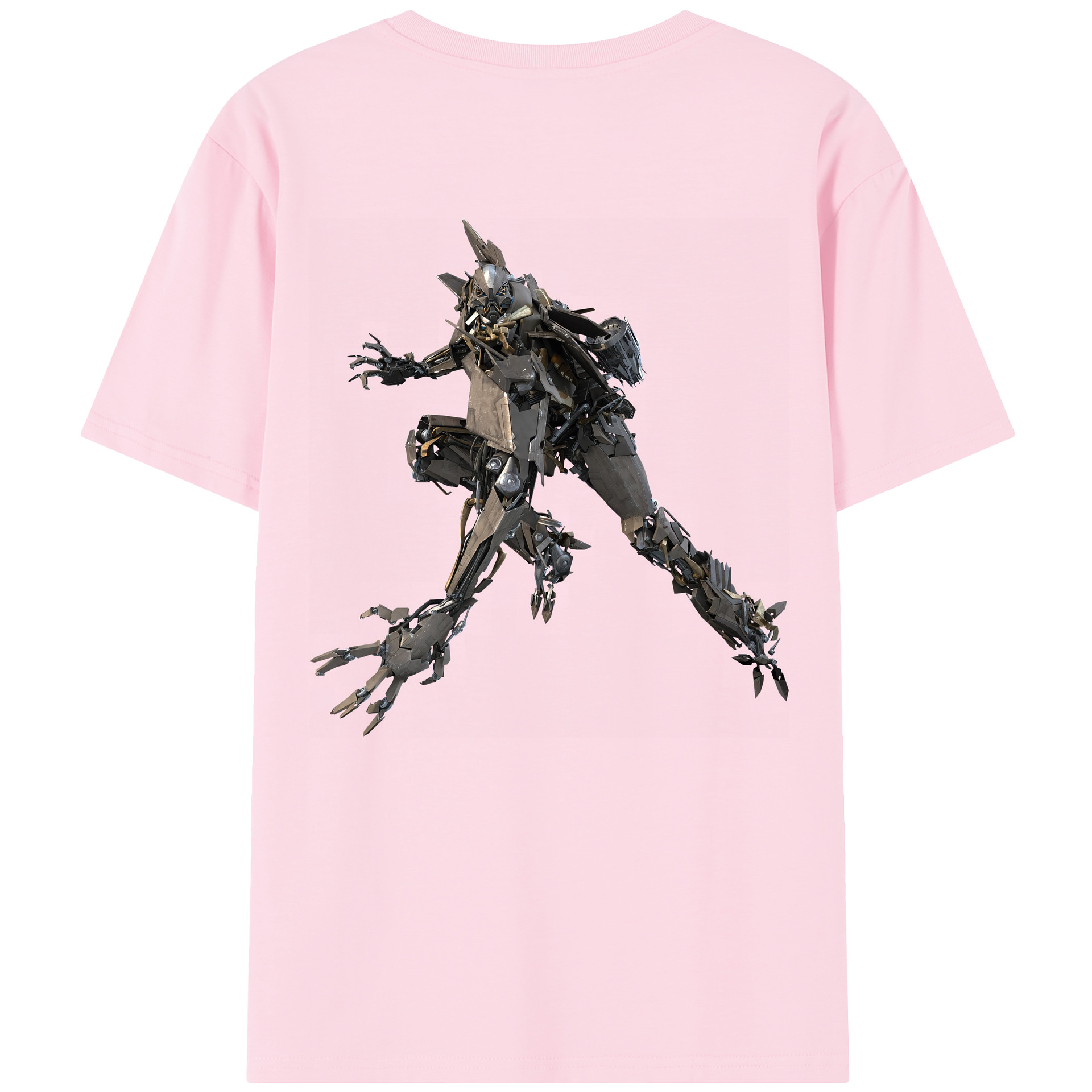 （画像用） Transformers トランスフォーマー 綿100％半袖Tシャツ（背面プリント）