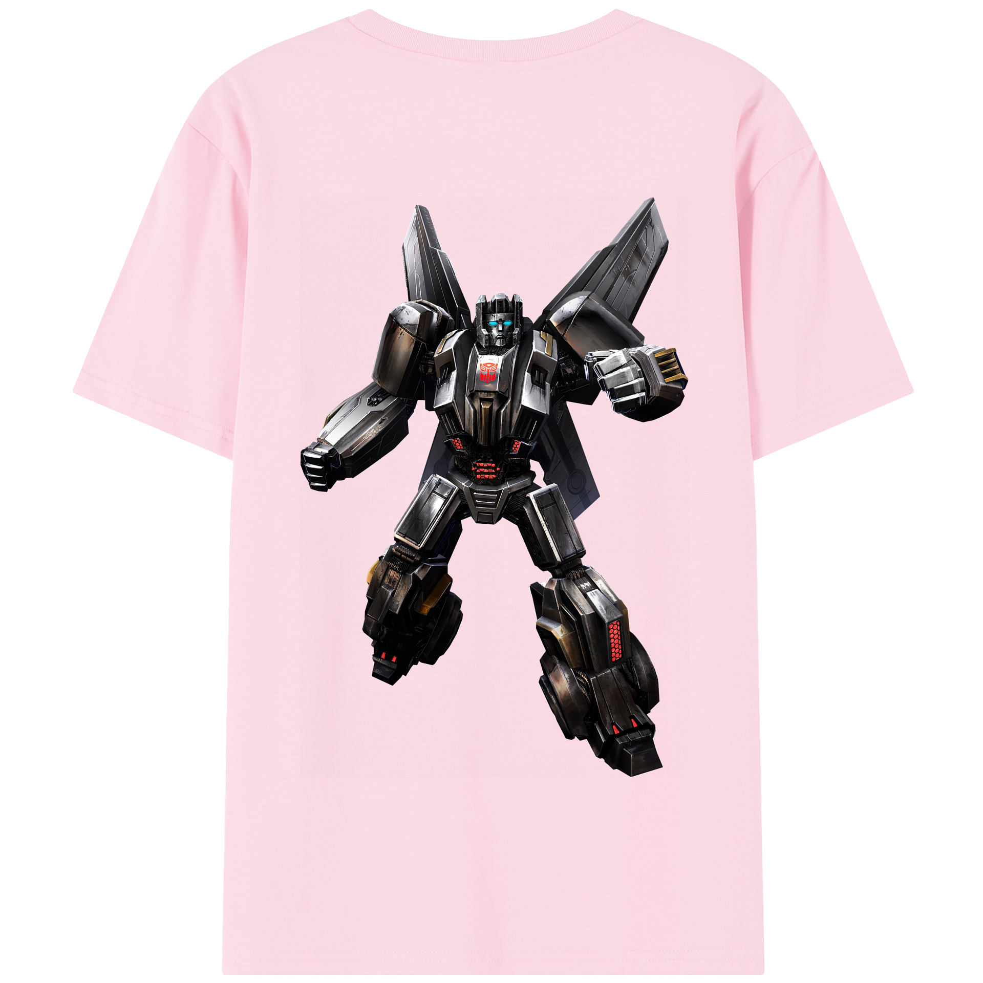 （画像用） Transformers トランスフォーマー 綿100％半袖Tシャツ（背面プリント）