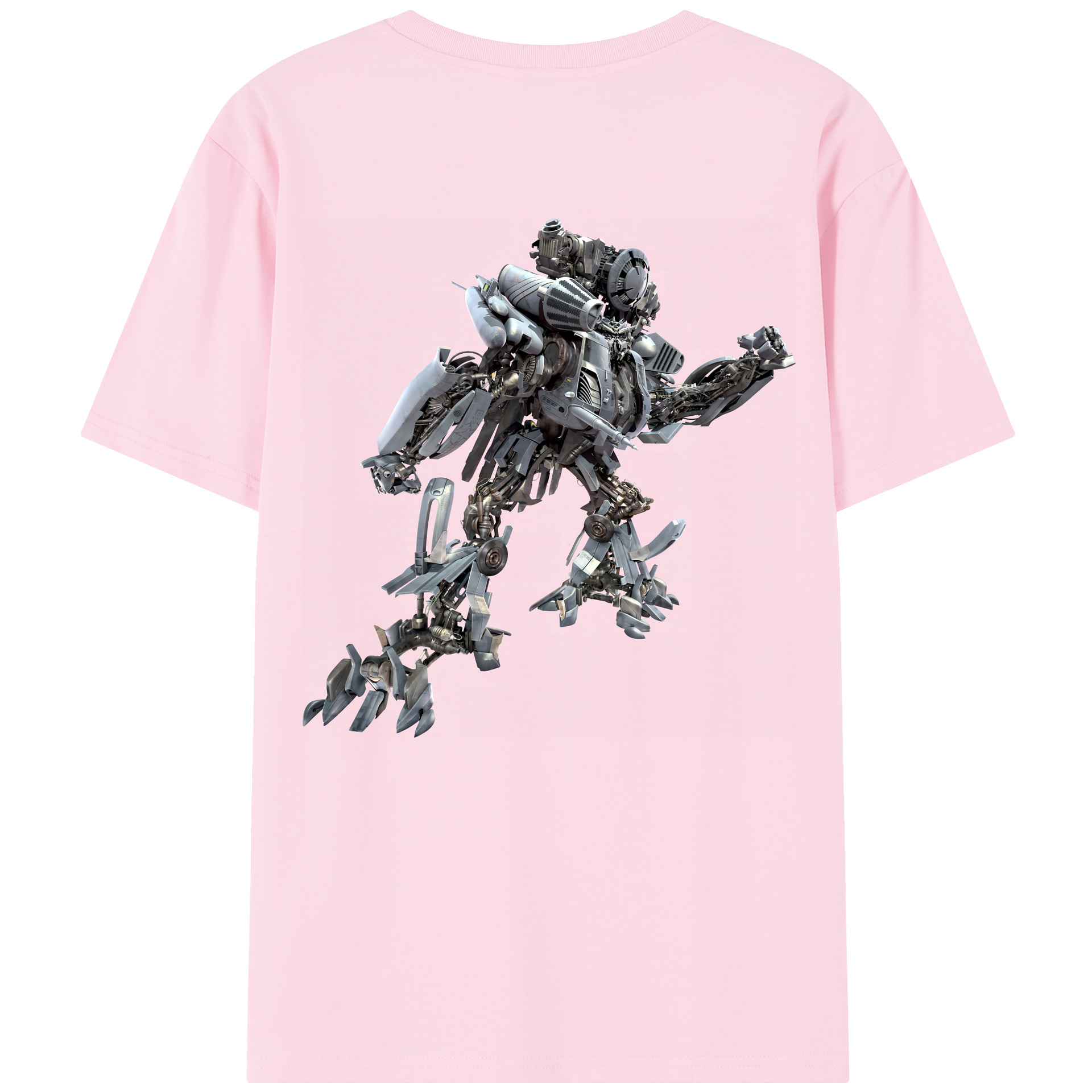 （画像用） Transformers トランスフォーマー 綿100％半袖Tシャツ（背面プリント）