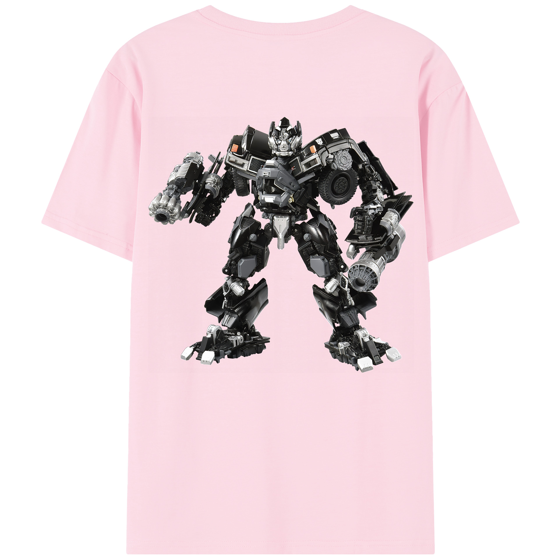 （画像用） Transformers トランスフォーマー 綿100％半袖Tシャツ（背面プリント）