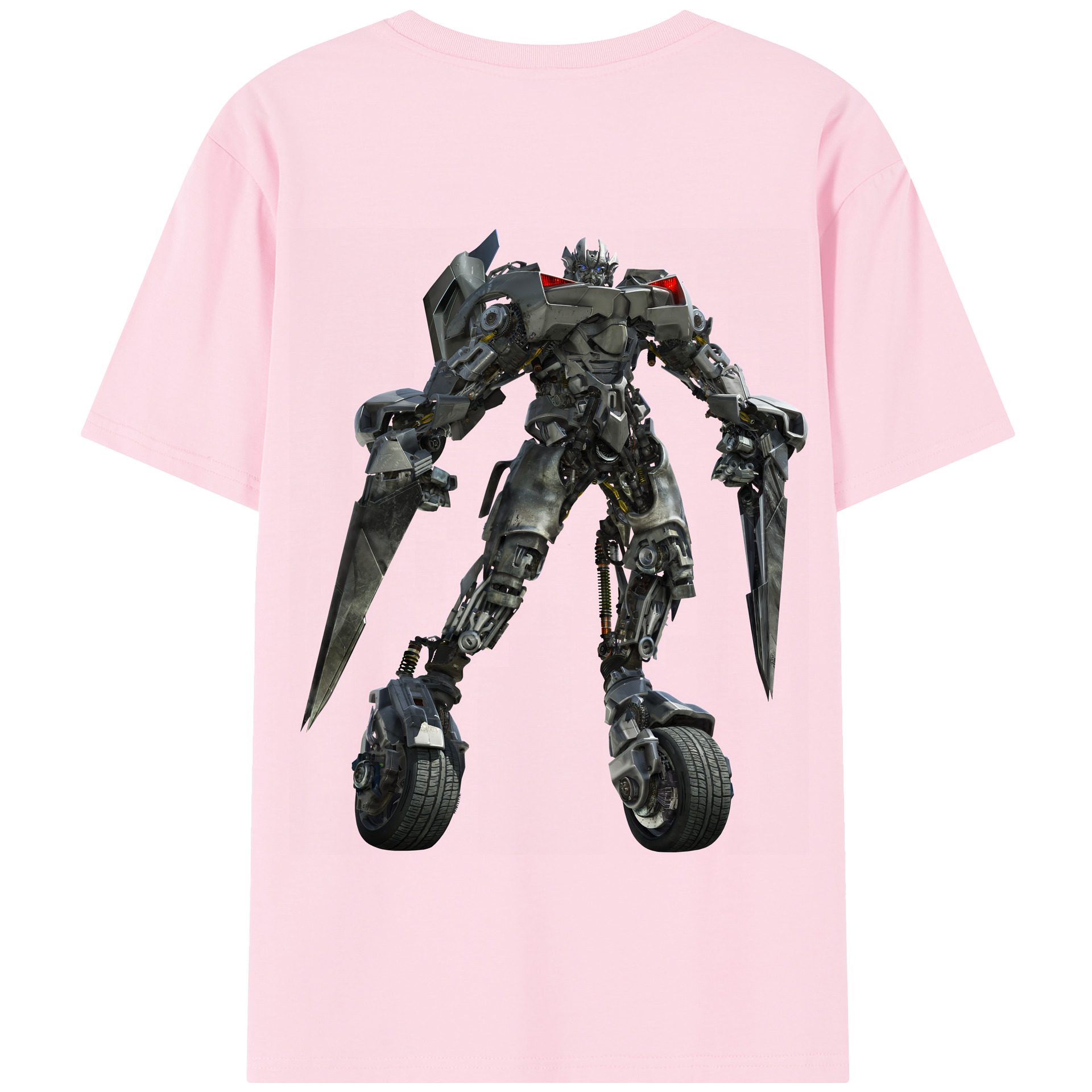 （画像用） Transformers トランスフォーマー 綿100％半袖Tシャツ（背面プリント）