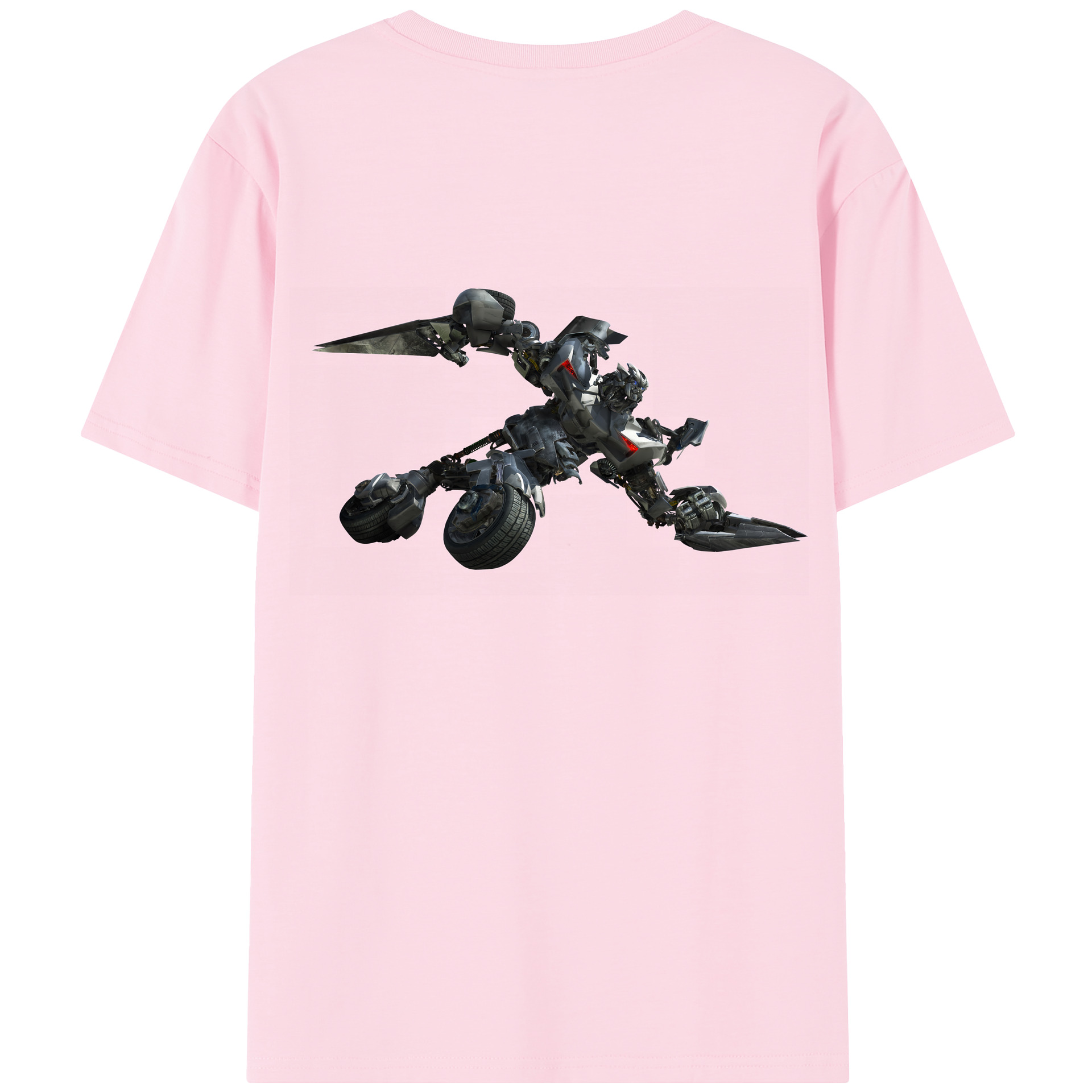 （画像用） Transformers トランスフォーマー 綿100％半袖Tシャツ（背面プリント）