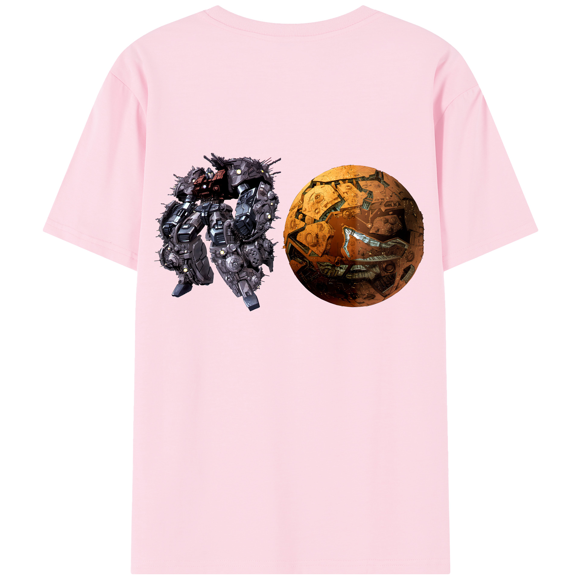 （画像用） Transformers トランスフォーマー 綿100％半袖Tシャツ（背面プリント）