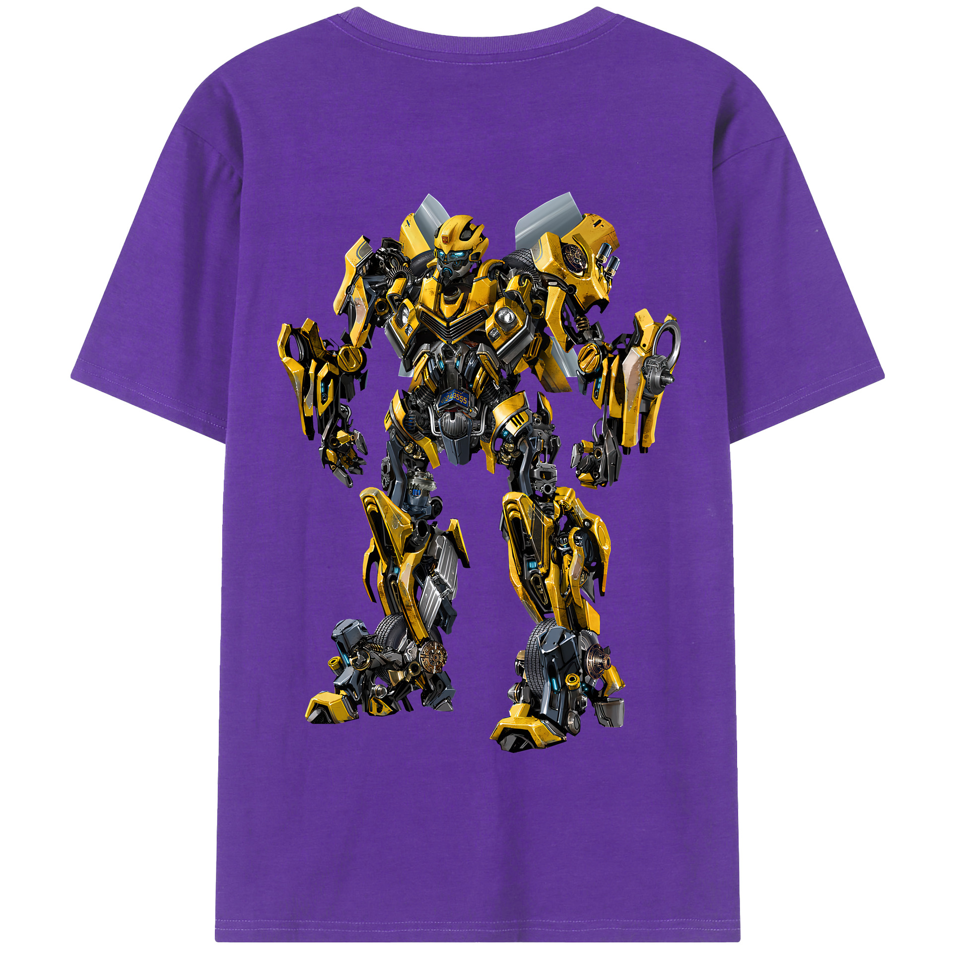 （画像用） Transformers トランスフォーマー 綿100％半袖Tシャツ（背面プリント）