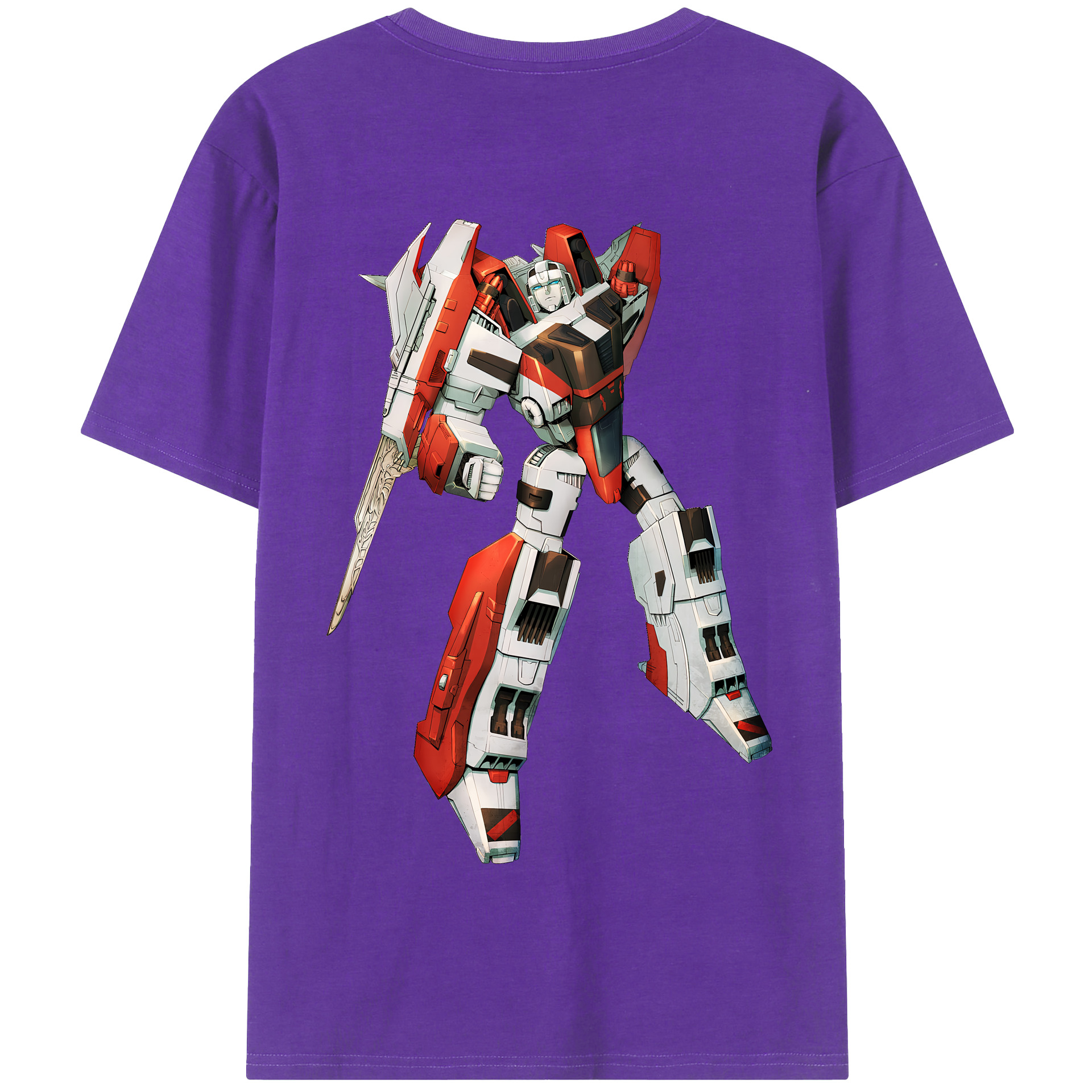 （画像用） Transformers トランスフォーマー 綿100％半袖Tシャツ（背面プリント）