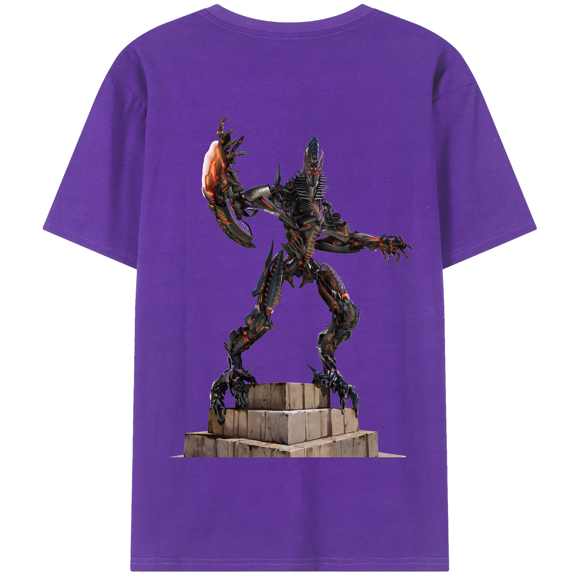 （画像用） Transformers トランスフォーマー 綿100％半袖Tシャツ（背面プリント）