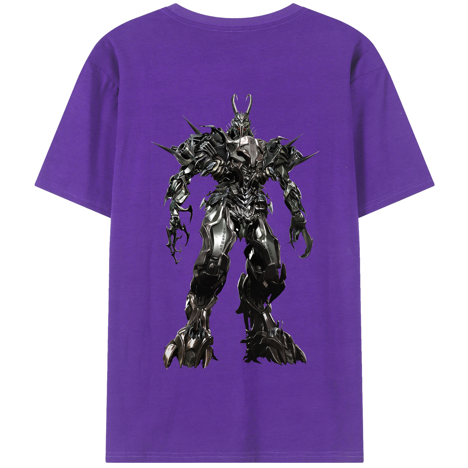 （画像用） Transformers トランスフォーマー 綿100％半袖Tシャツ（背面プリント）