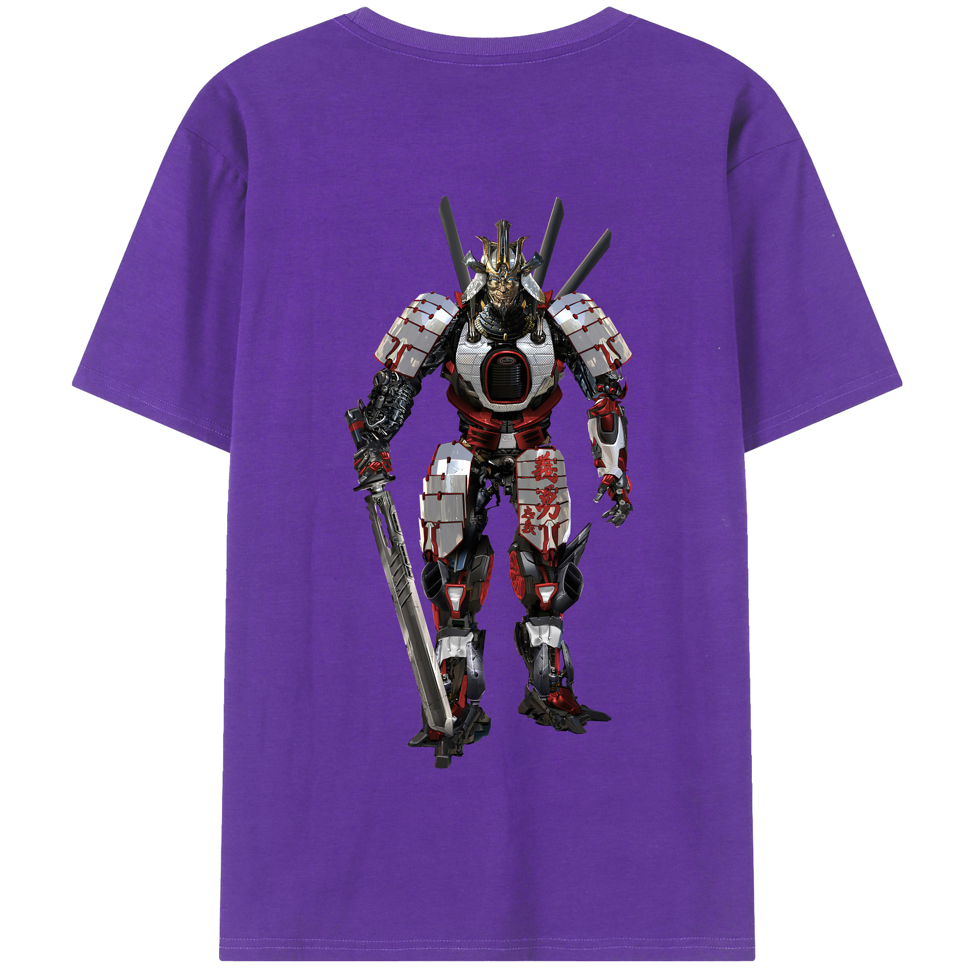 （画像用） Transformers トランスフォーマー 綿100％半袖Tシャツ（背面プリント）