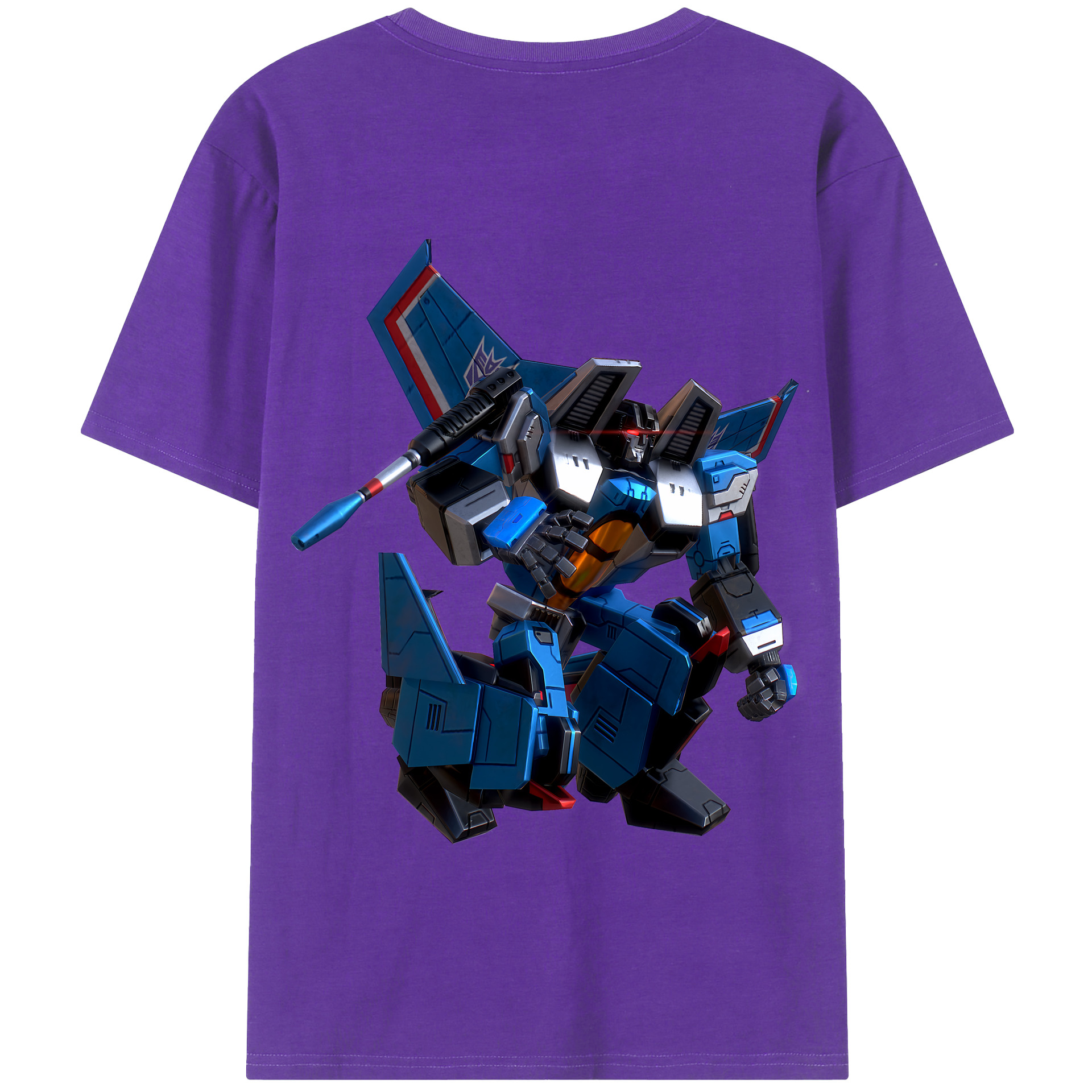 （画像用） Transformers トランスフォーマー 綿100％半袖Tシャツ（背面プリント）
