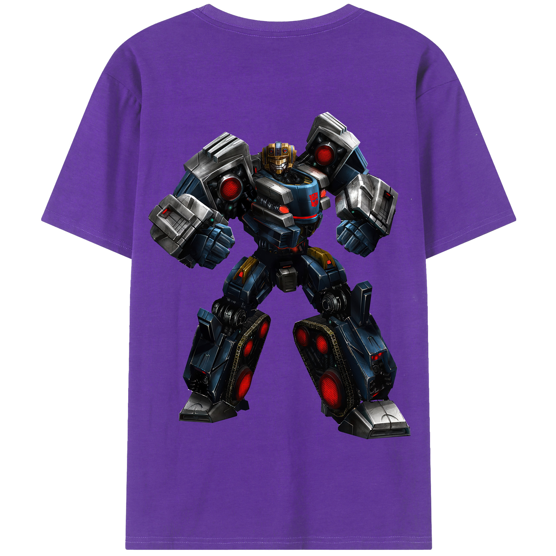 （画像用） Transformers トランスフォーマー 綿100％半袖Tシャツ（背面プリント）