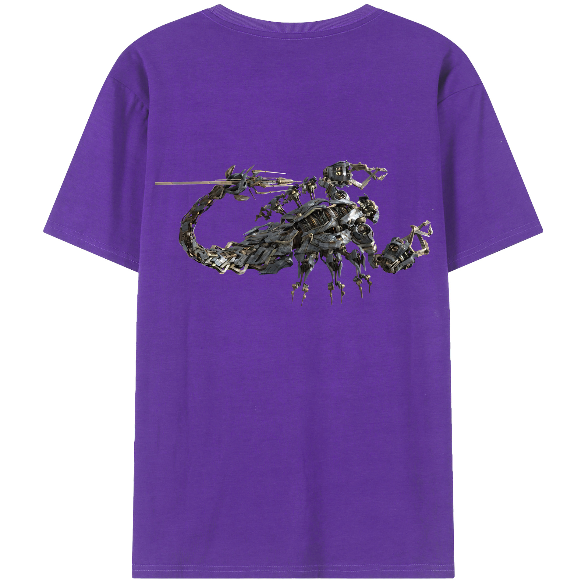 （画像用） Transformers トランスフォーマー 綿100％半袖Tシャツ（背面プリント）