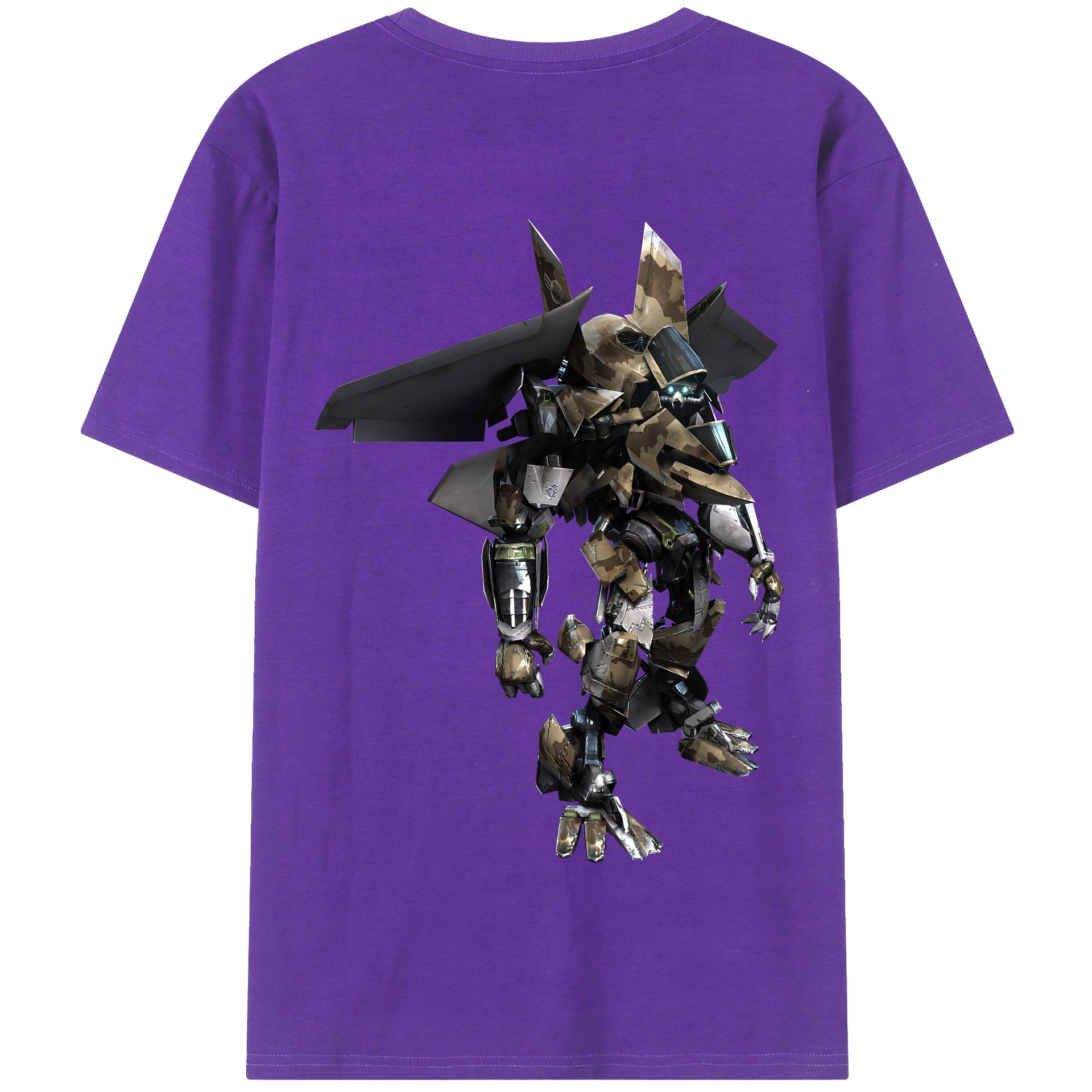 （画像用） Transformers トランスフォーマー 綿100％半袖Tシャツ（背面プリント）
