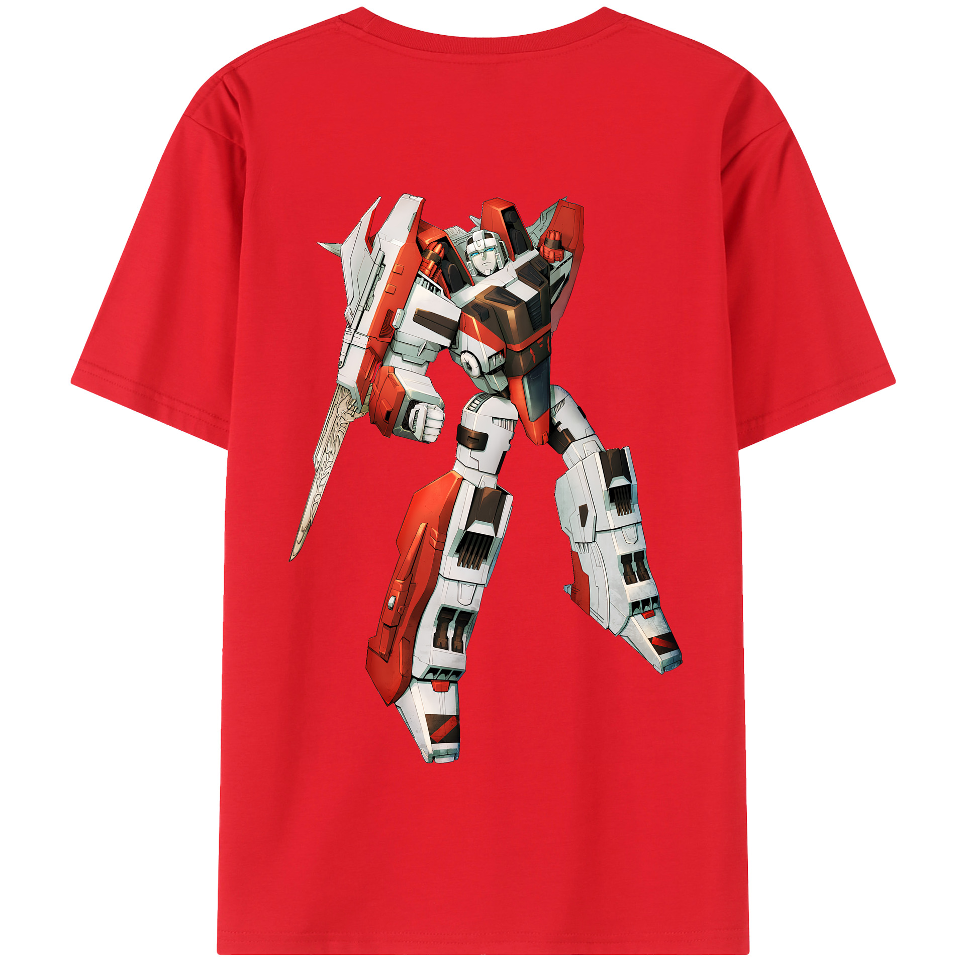 （画像用） Transformers トランスフォーマー 綿100％半袖Tシャツ（背面プリント）