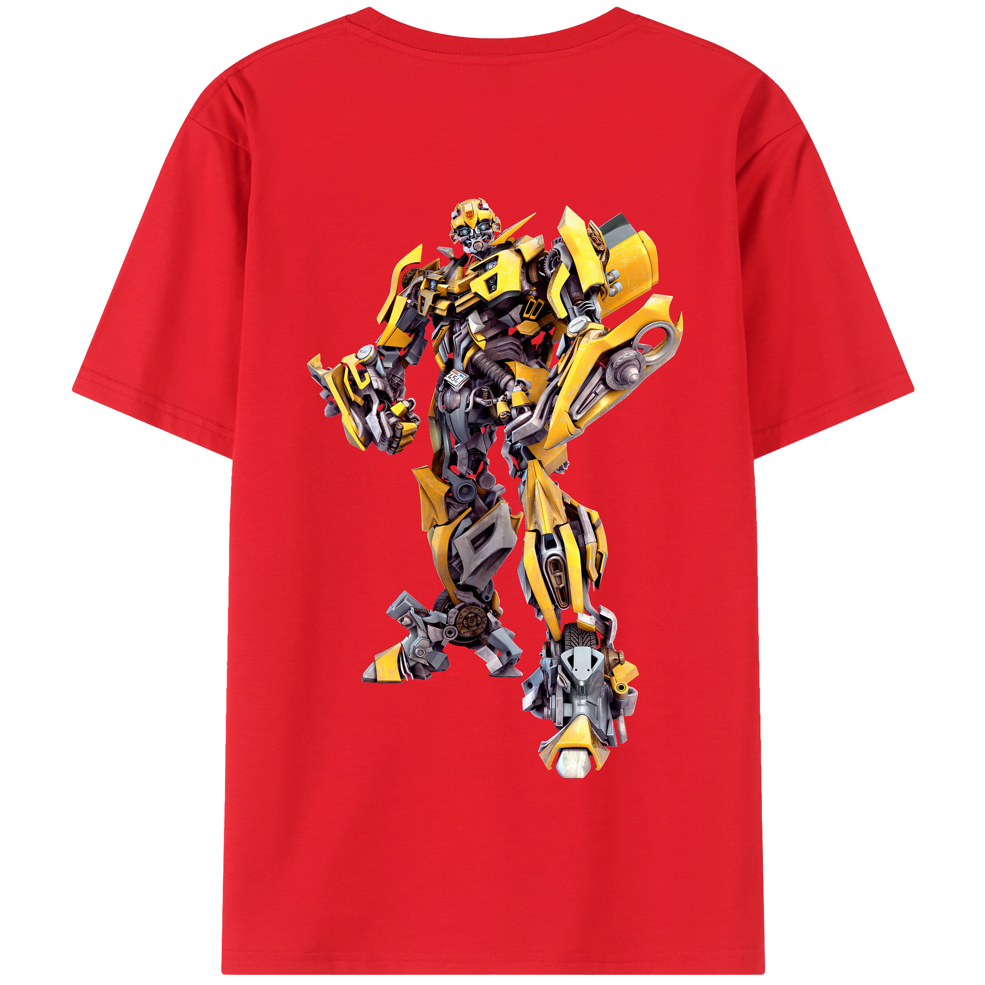 （画像用） Transformers トランスフォーマー 綿100％半袖Tシャツ（背面プリント）