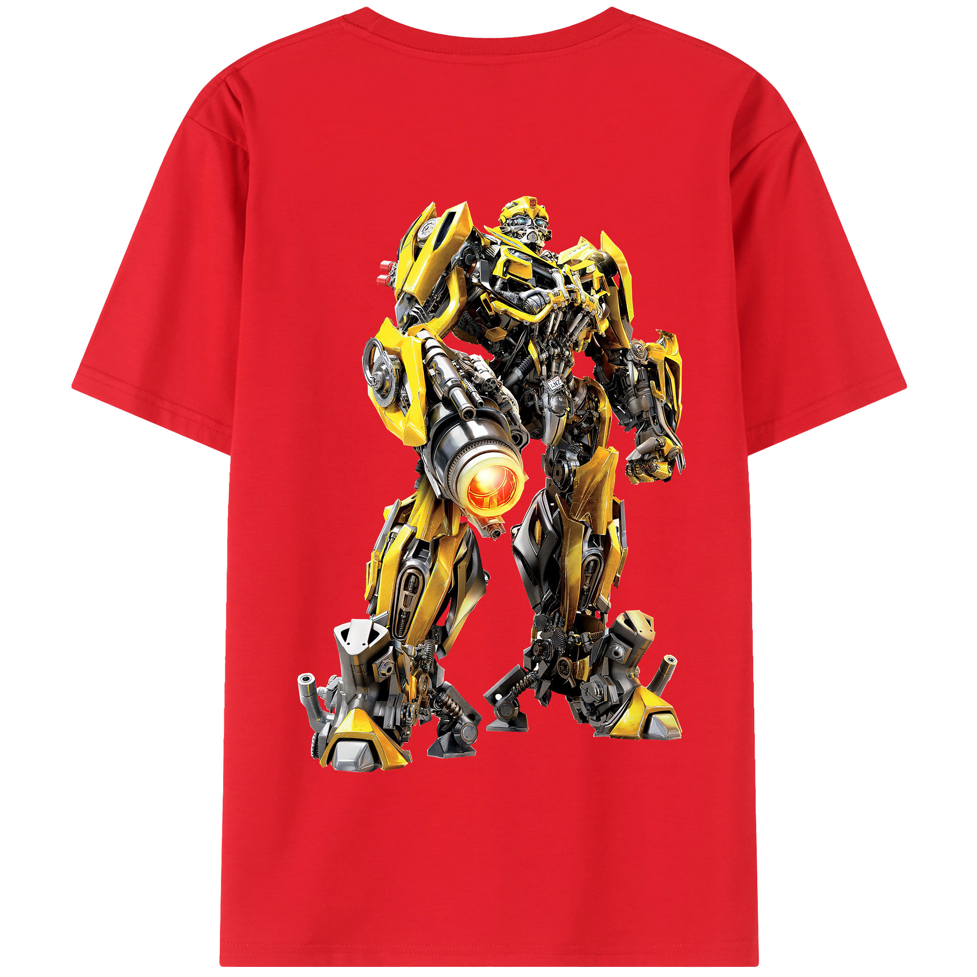 （画像用） Transformers トランスフォーマー 綿100％半袖Tシャツ（背面プリント）