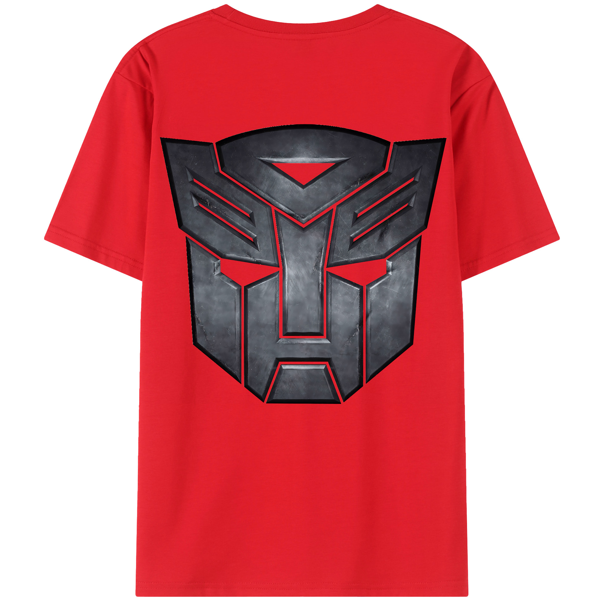 （画像用） Transformers トランスフォーマー 綿100％半袖Tシャツ（背面プリント）