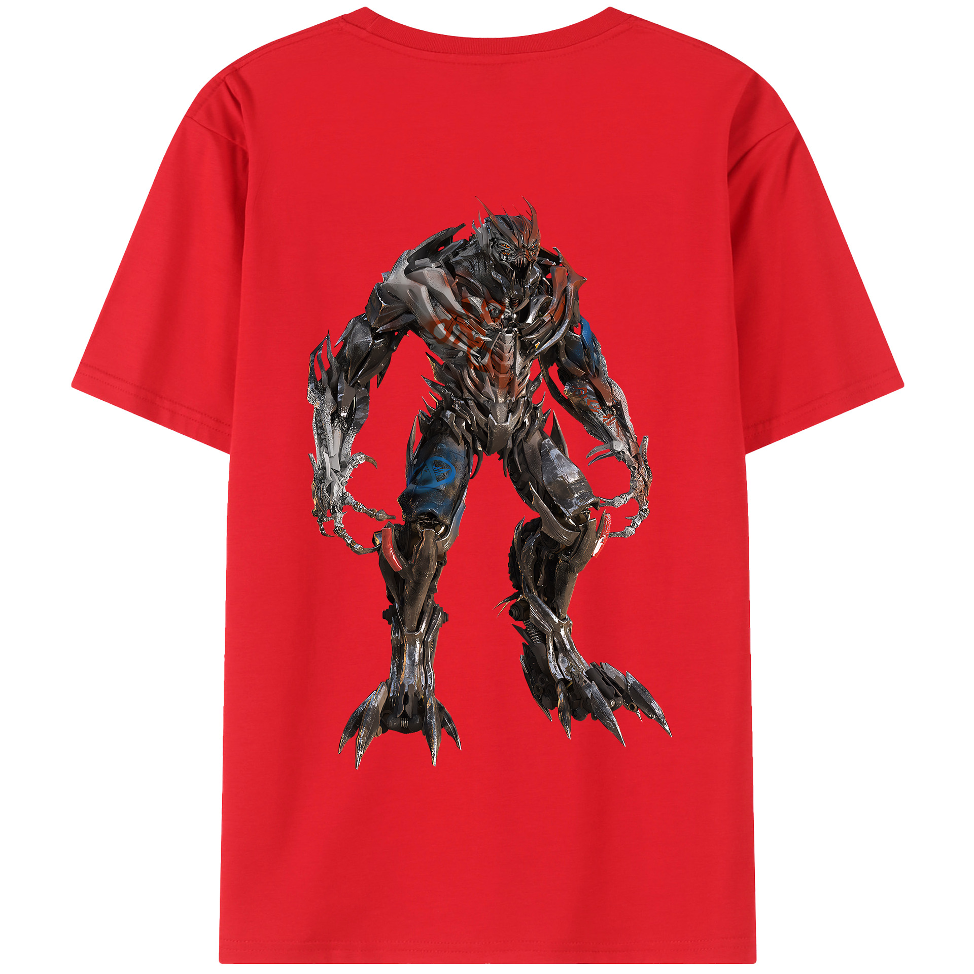（画像用） Transformers トランスフォーマー 綿100％半袖Tシャツ（背面プリント）