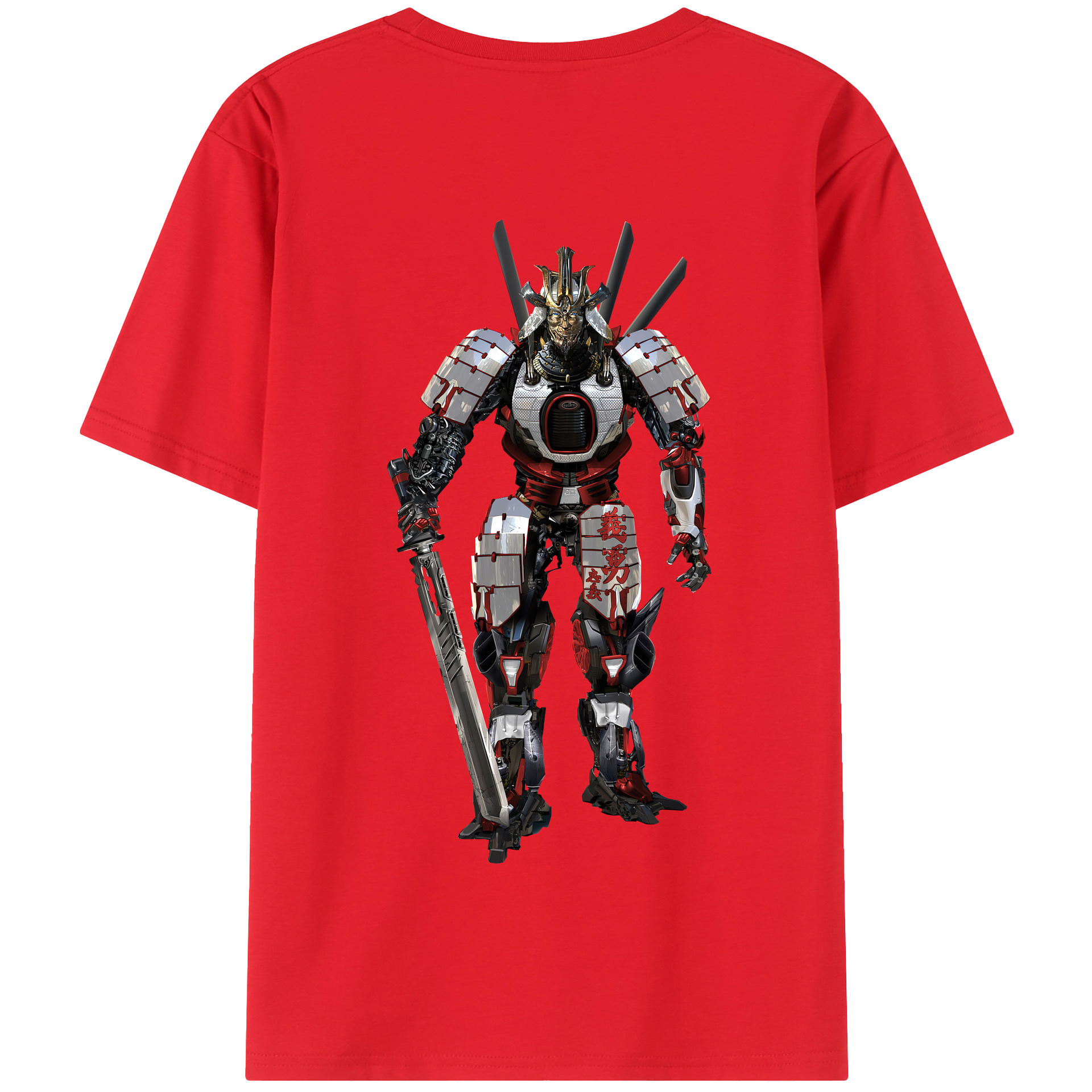（画像用） Transformers トランスフォーマー 綿100％半袖Tシャツ（背面プリント）