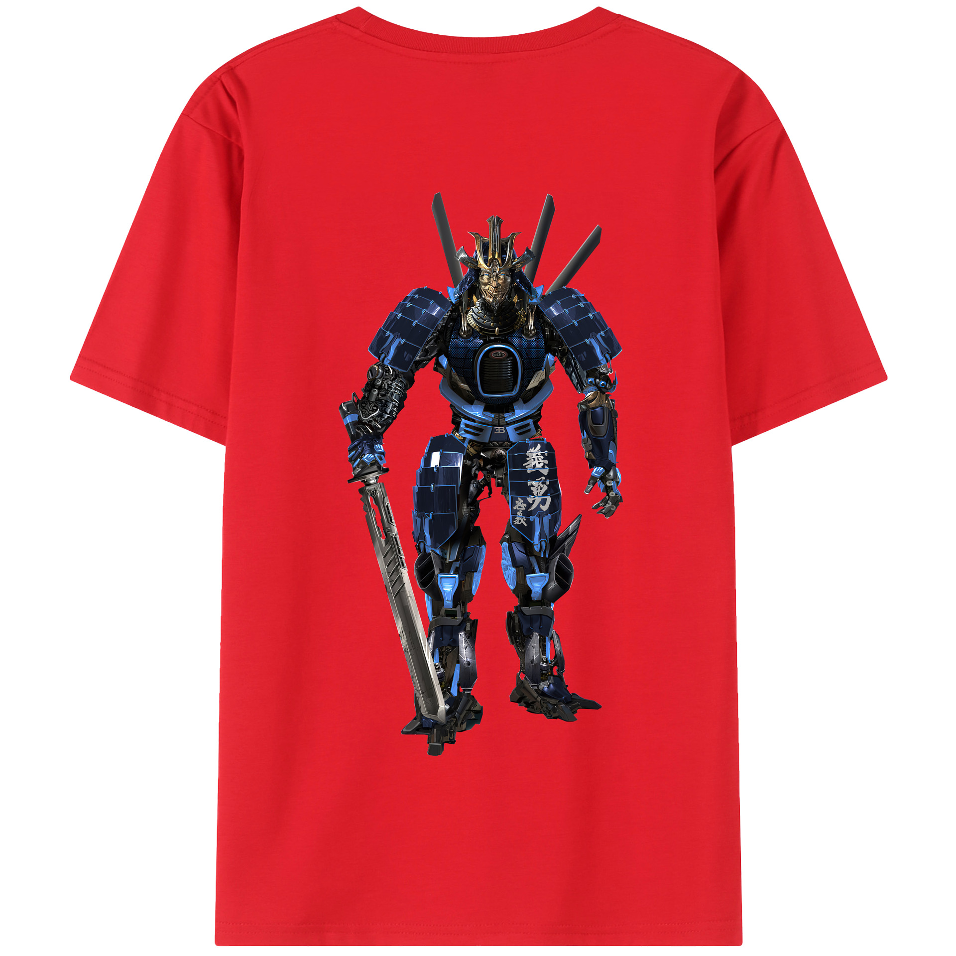 （画像用） Transformers トランスフォーマー 綿100％半袖Tシャツ（背面プリント）