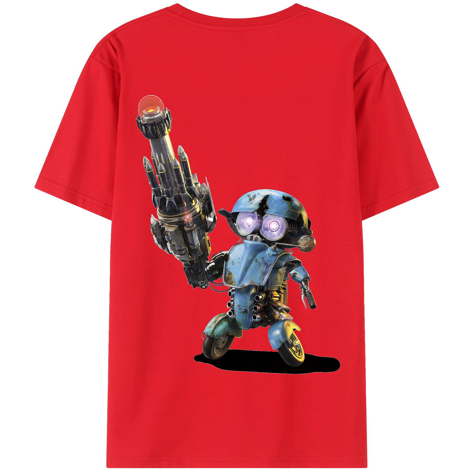 （画像用） Transformers トランスフォーマー 綿100％半袖Tシャツ（背面プリント）