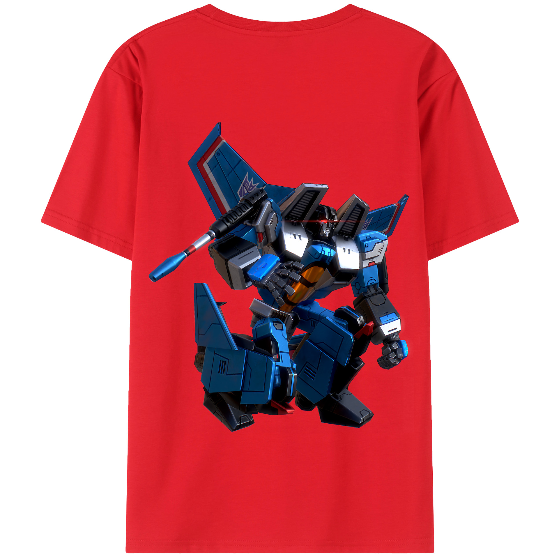 （画像用） Transformers トランスフォーマー 綿100％半袖Tシャツ（背面プリント）