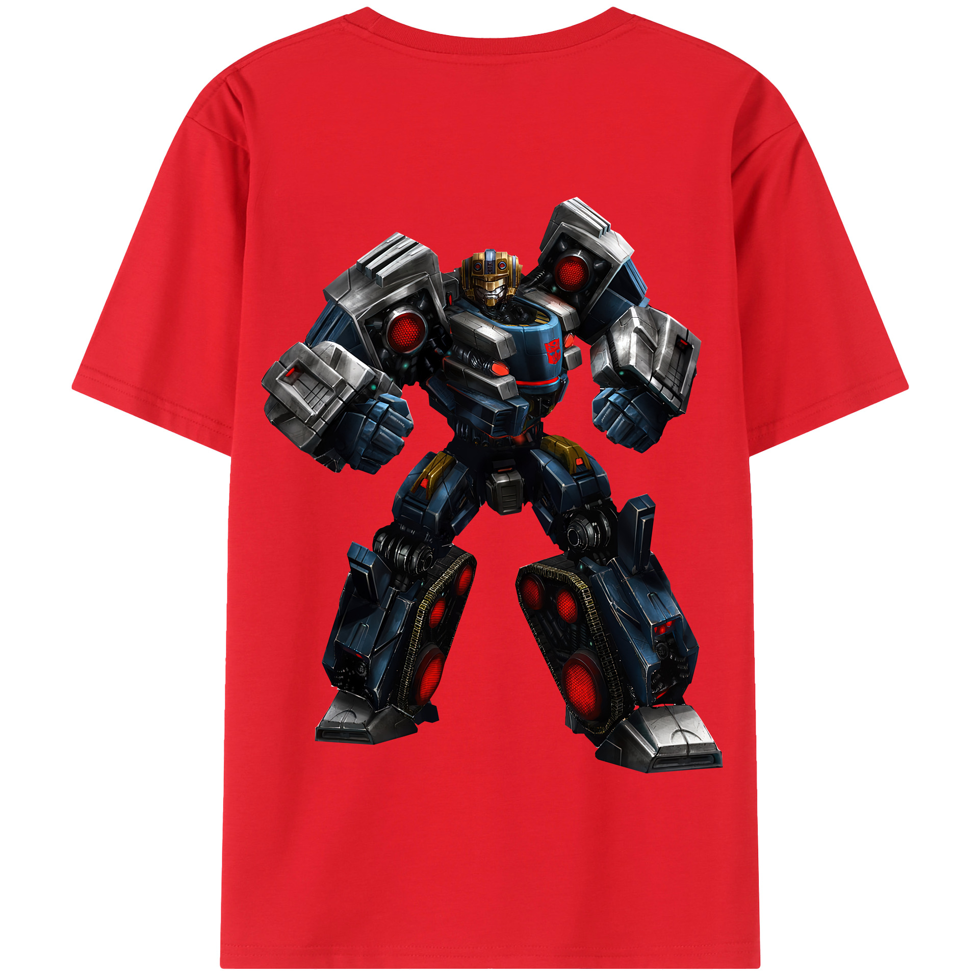 （画像用） Transformers トランスフォーマー 綿100％半袖Tシャツ（背面プリント）