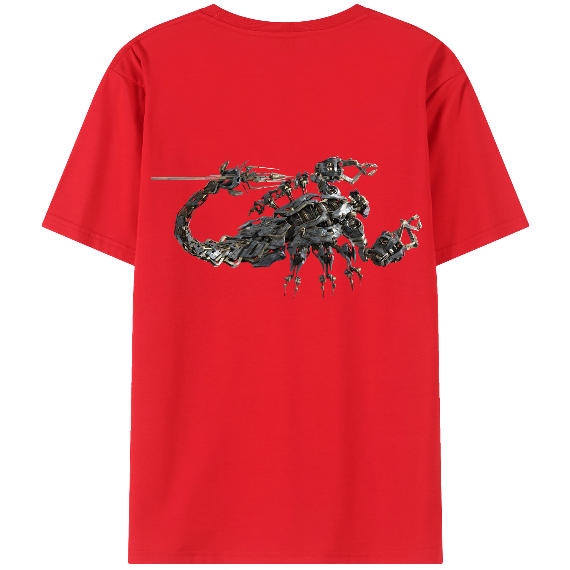（画像用） Transformers トランスフォーマー 綿100％半袖Tシャツ（背面プリント）