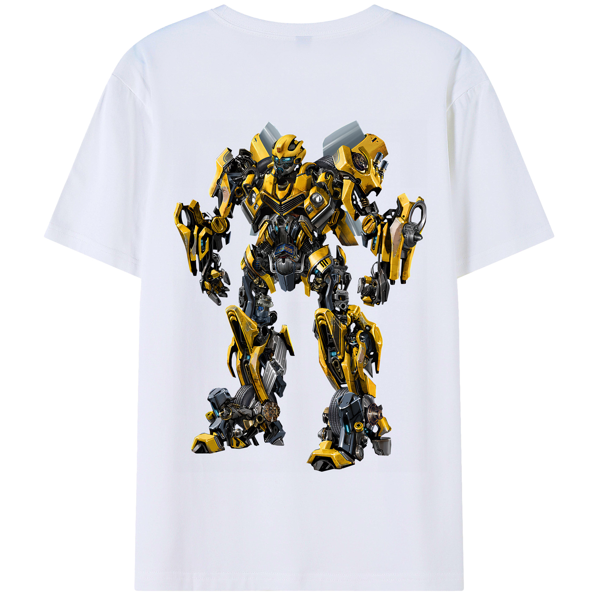 （画像用） Transformers トランスフォーマー 綿100％半袖Tシャツ（背面プリント）