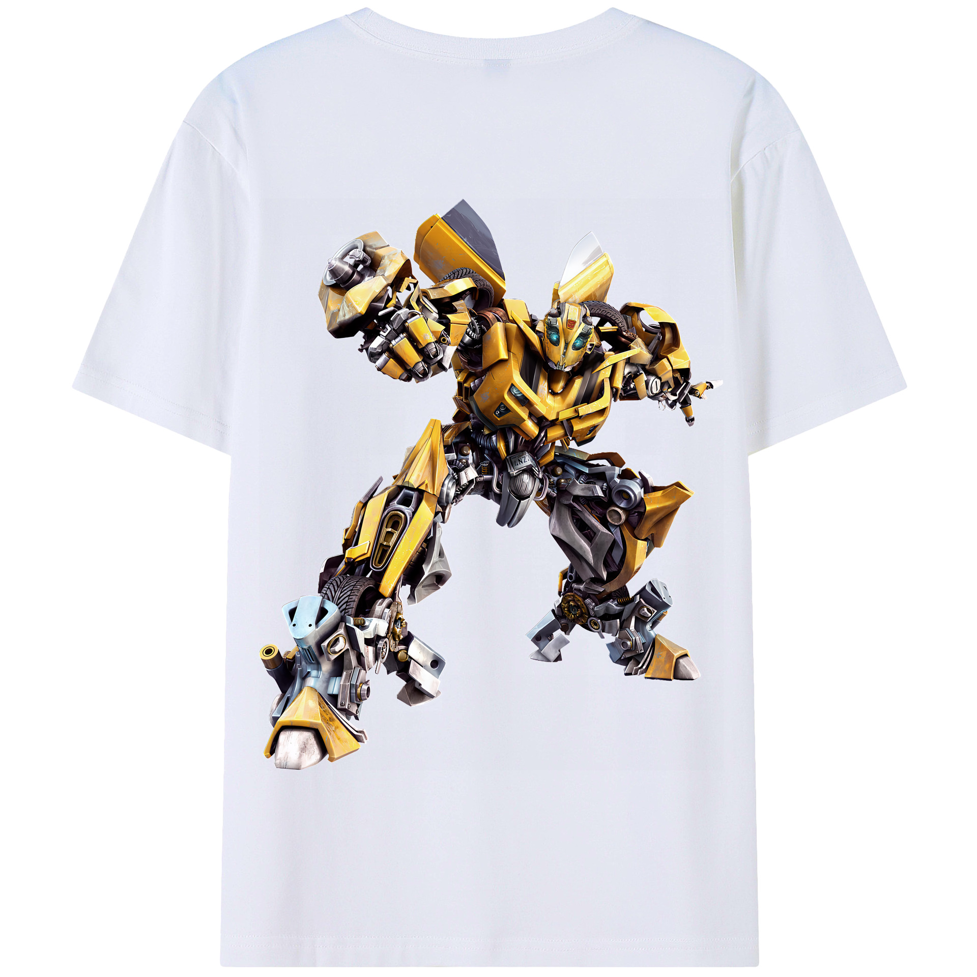 （画像用） Transformers トランスフォーマー 綿100％半袖Tシャツ（背面プリント）