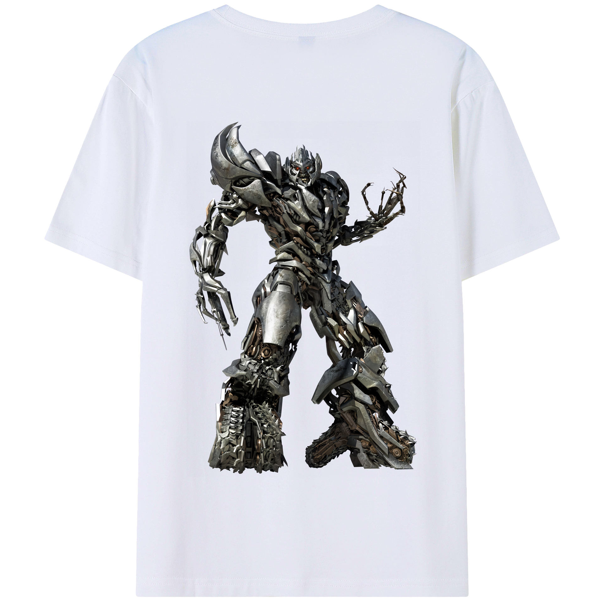 （画像用） Transformers トランスフォーマー 綿100％半袖Tシャツ（背面プリント）